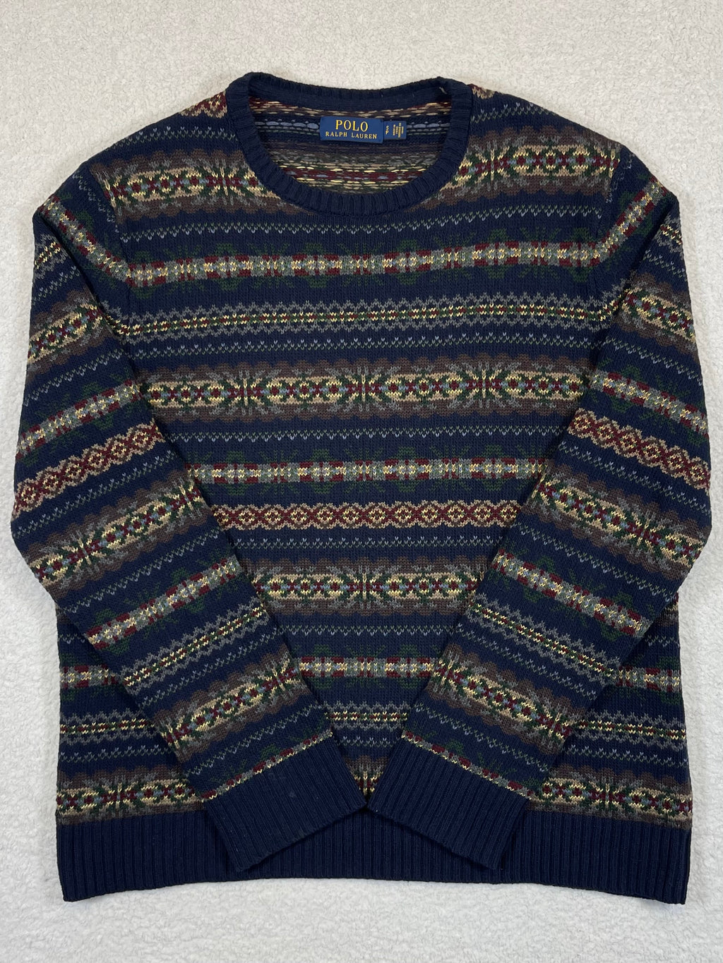 Polo Ralph Lauren Fair Isle Cotton & Cashmere-Blend Sweater