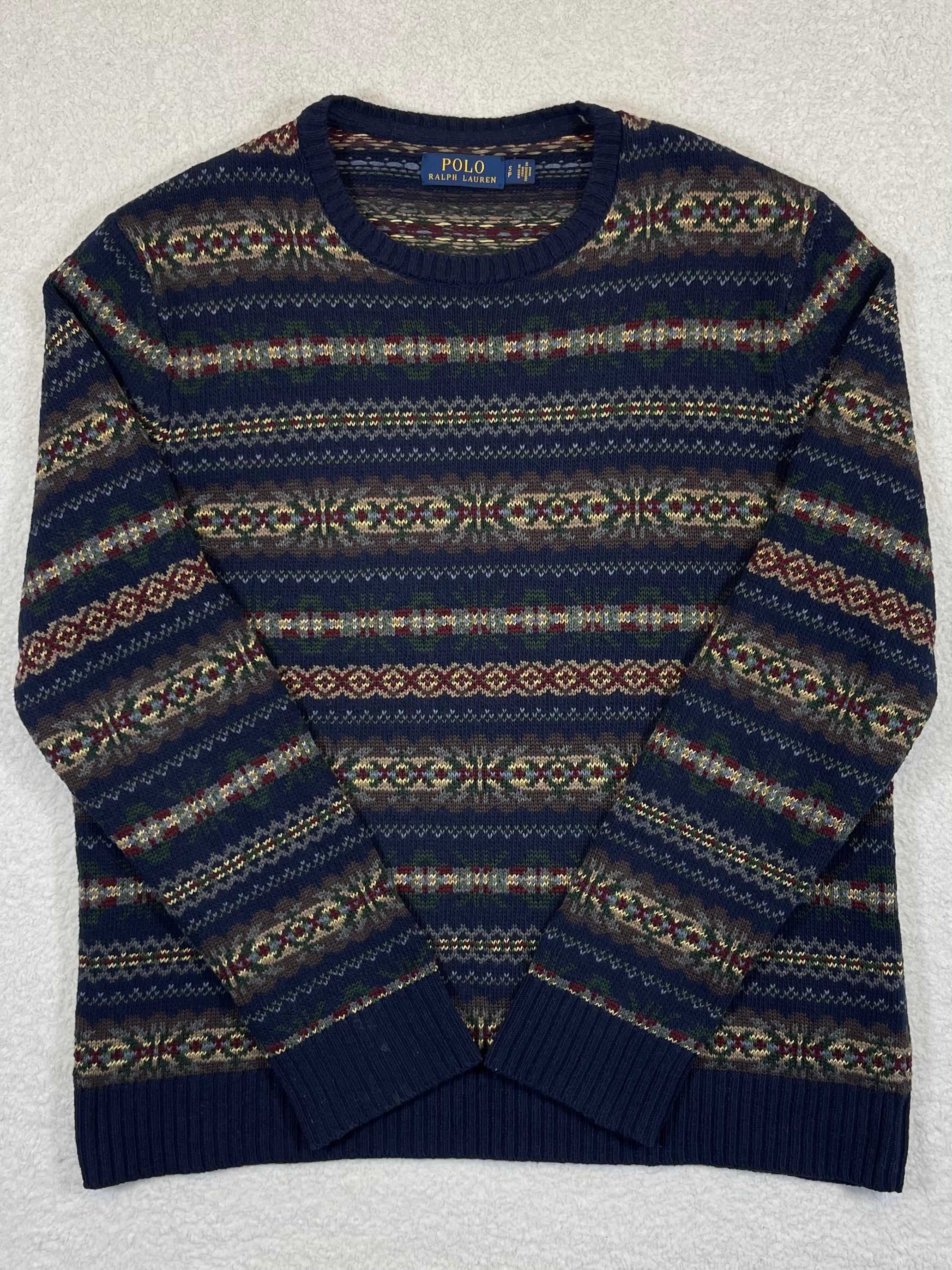 Polo Ralph Lauren Fair Isle Cotton & Cashmere-Blend Sweater