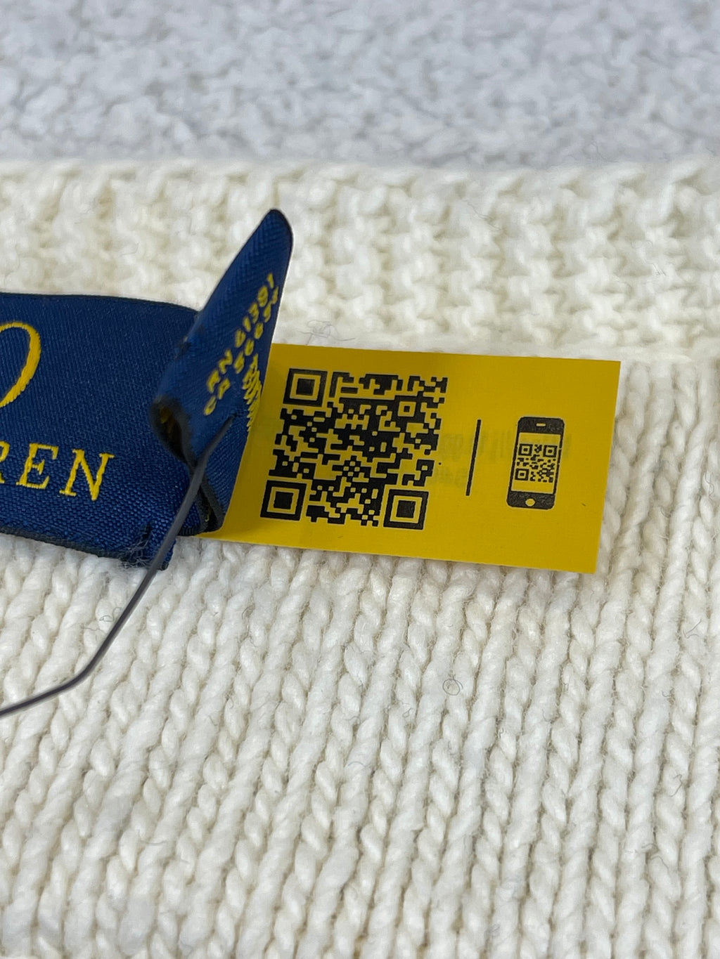 Polo Ralph Lauren Cotton & Cashmere Cricket Sweater L