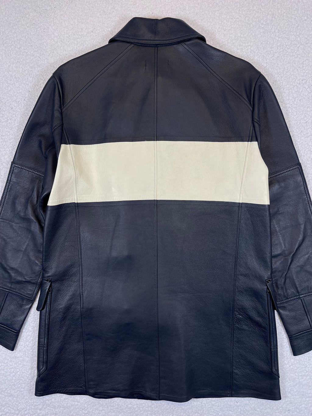 Polo Ralph Lauren Lambskin Leather Three-Quarter Coat