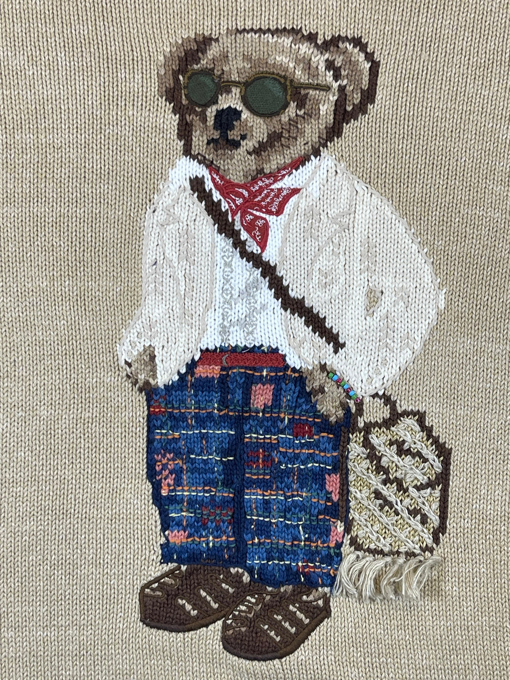 Polo by Ralph Lauren Polo Bear Crossbody Cotton Sweater (2022)