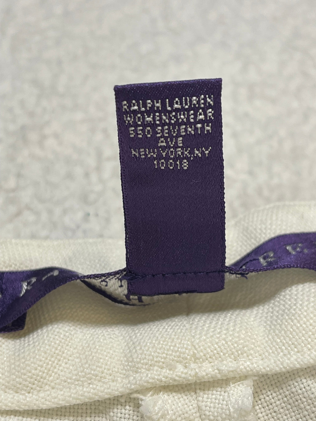 Ralph Lauren Collection Linen Blend Cropped Trousers