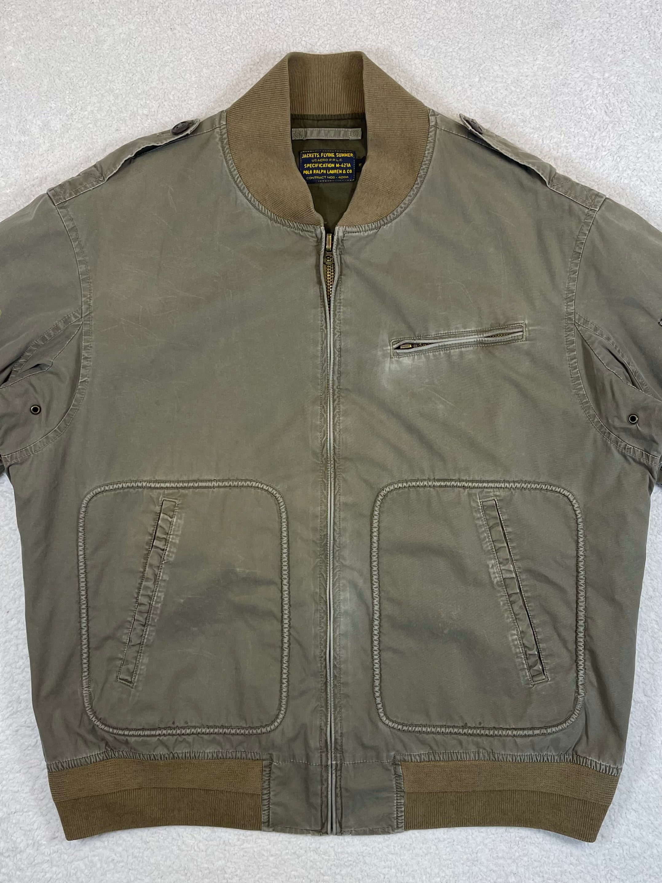 Polo by Ralph Lauren & Co. Vintage RL Tigers Div. 1967 Cotton Twill Bomber Jacket