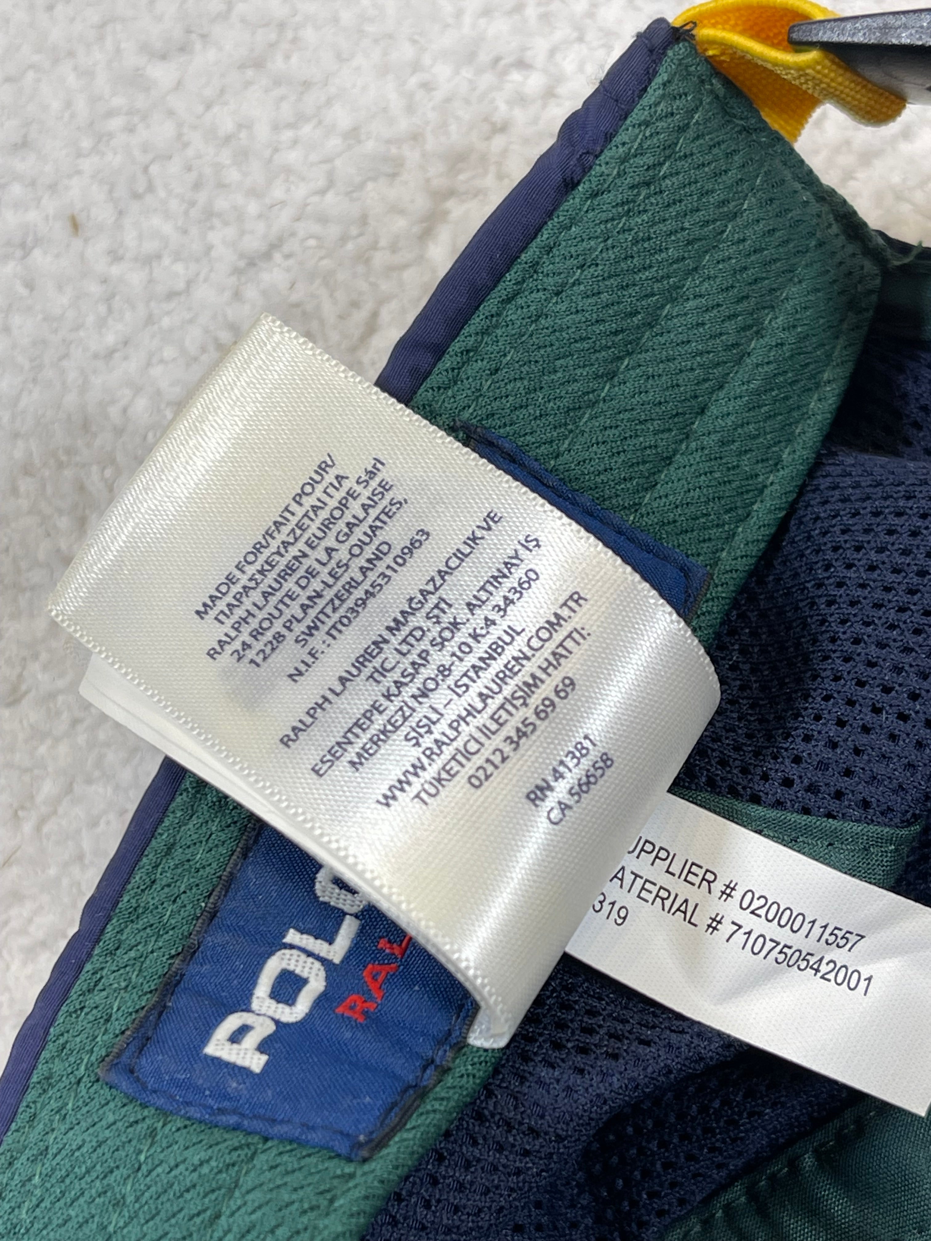 Ralph Lauren Polo Sport Color-Block Paneled Cap