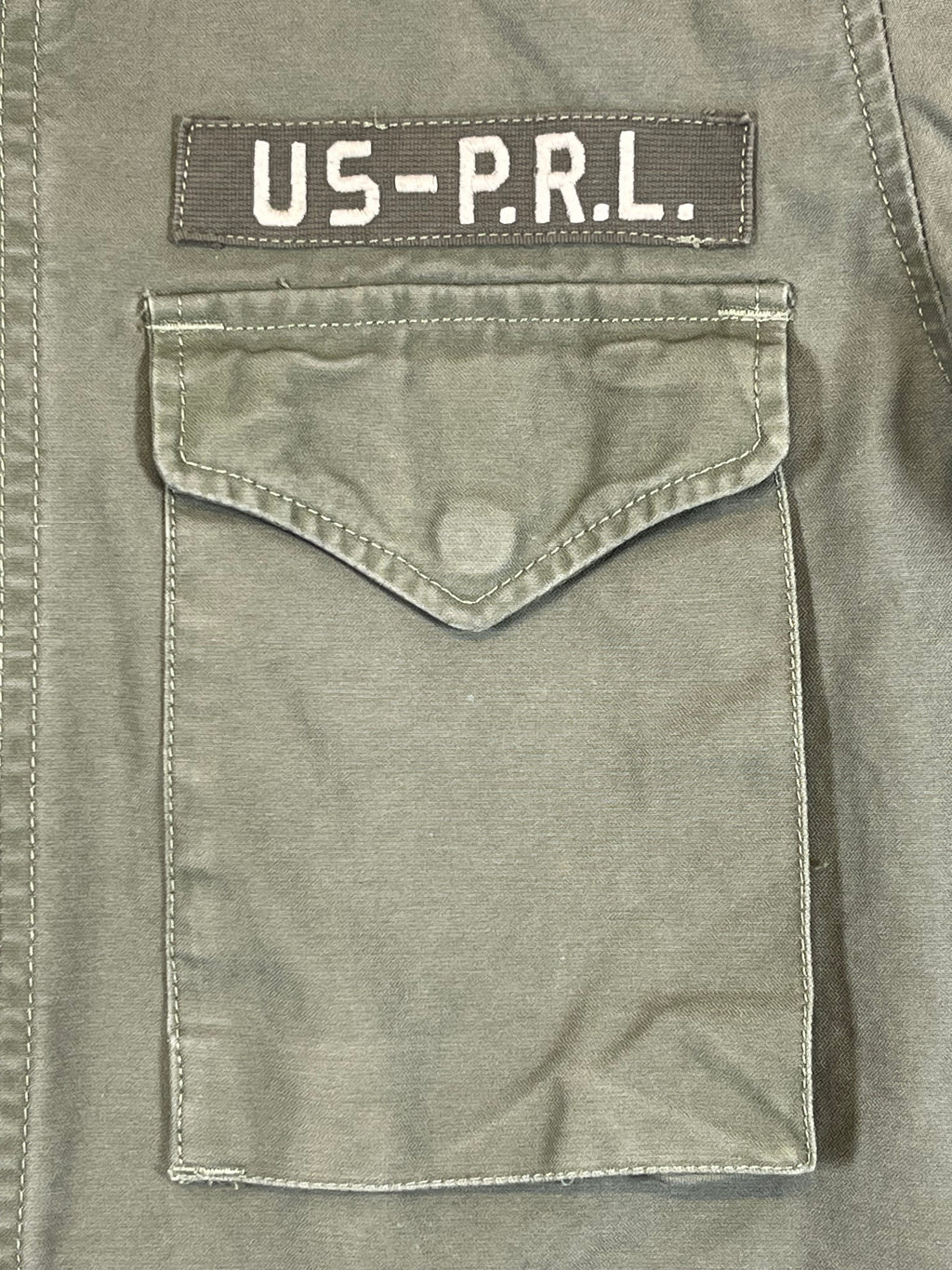 Polo Ralph Lauren Distressed Cotton Twill Surplus Jacket
M