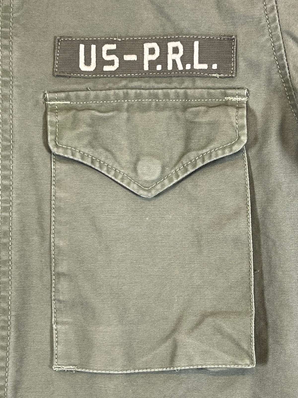 Polo Ralph Lauren Distressed Cotton Twill Surplus Jacket
M