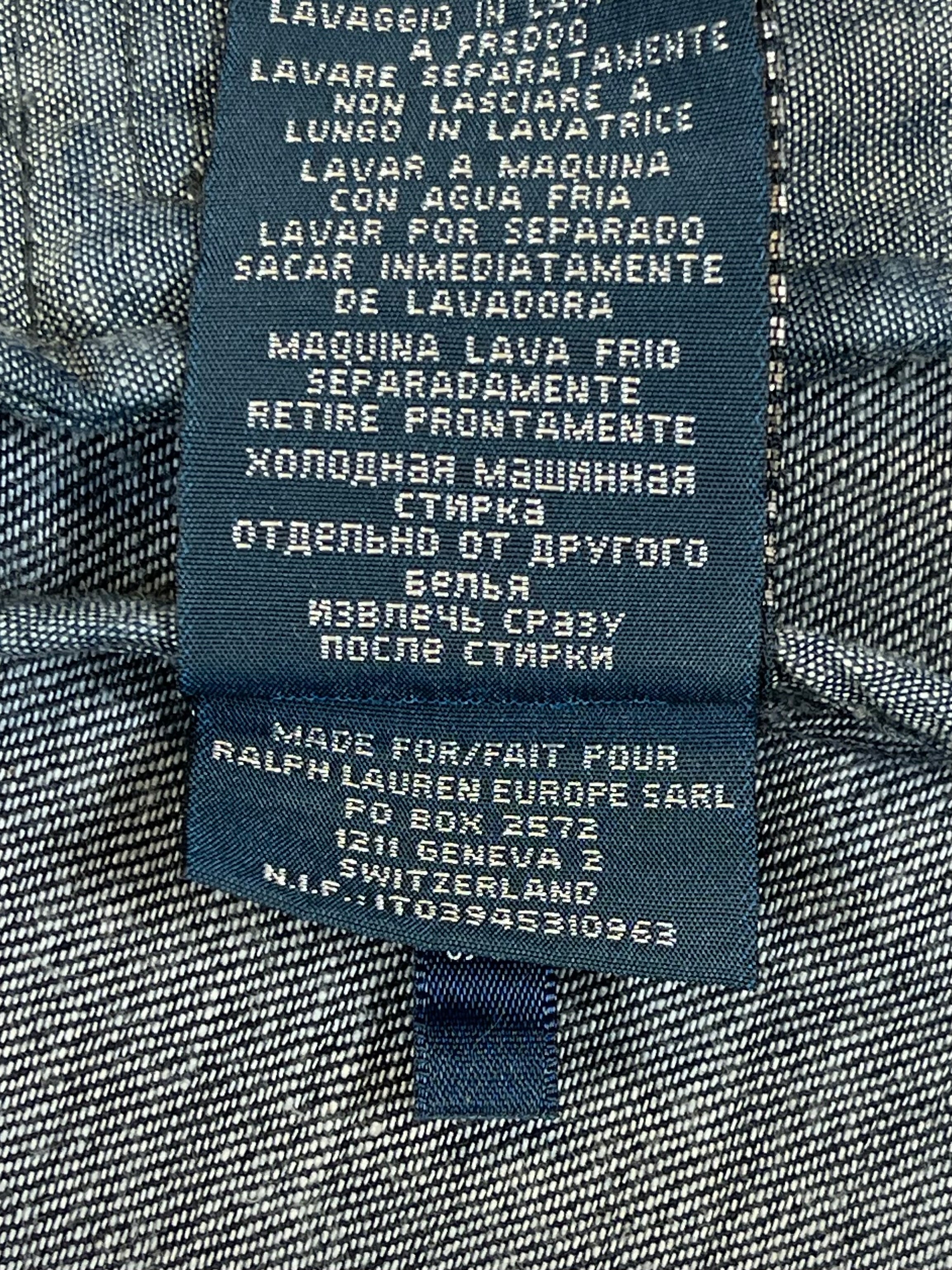 Polo Ralph Lauren Naval Tailors Indigo Denim Blazer (Vintage 2000s)