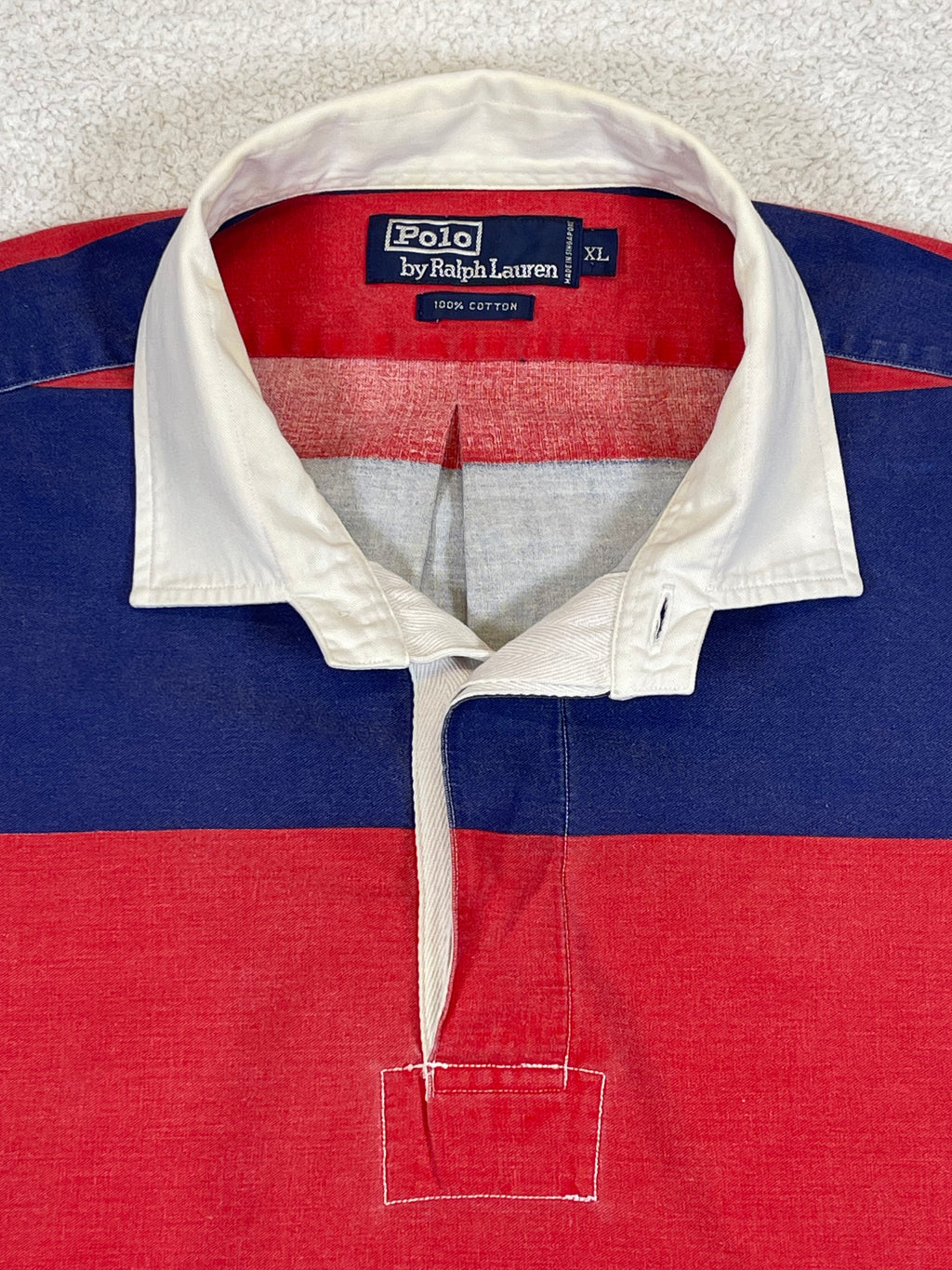 Polo by Ralph Lauren Vintage CP RL-93 Striped Rugby Shirt XL
