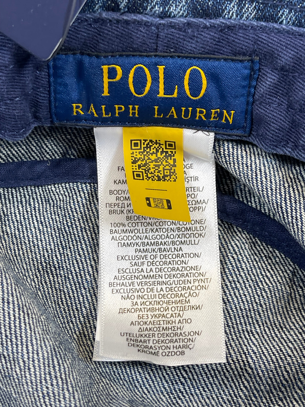 Polo Ralph Lauren Polo Bear Indigo Denim Bucket Hat