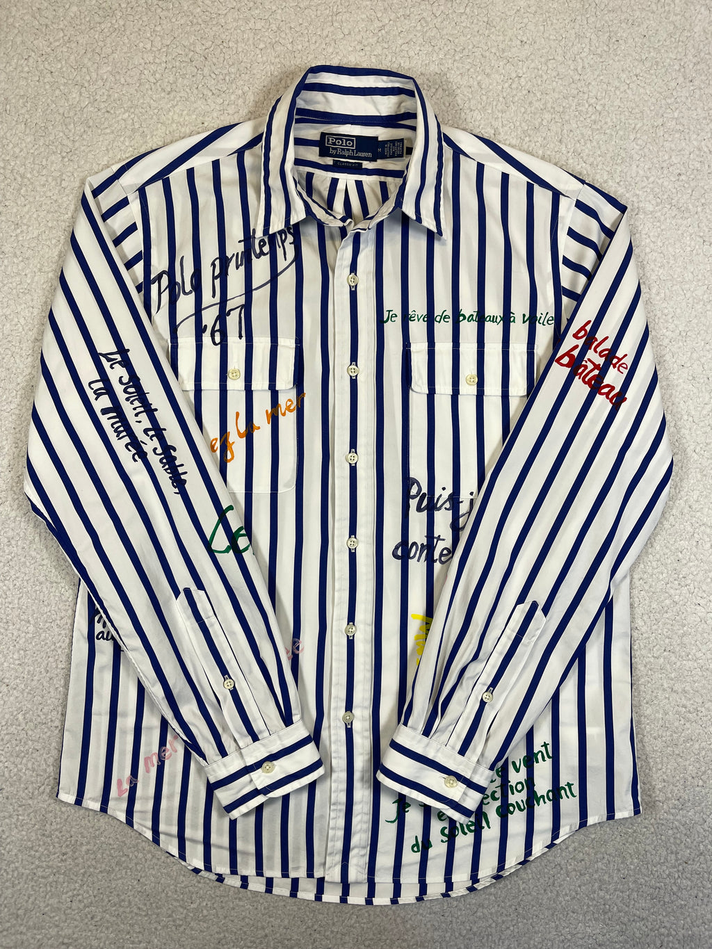 Polo Ralph Lauren “Sud de France” Striped Poplin Shirt (2023)