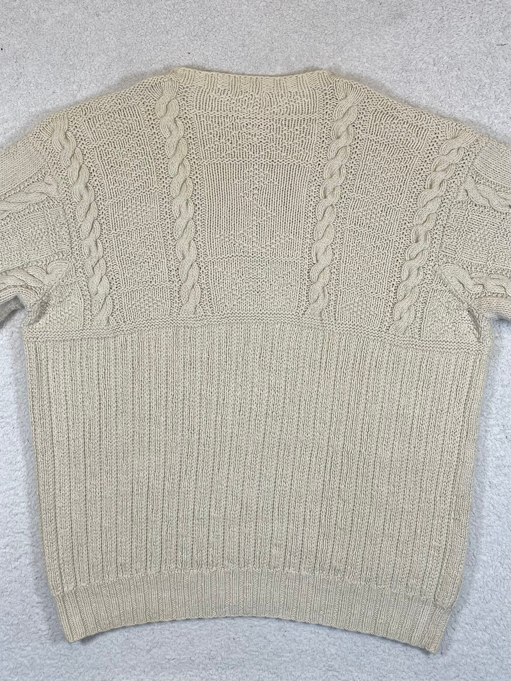 Ralph Lauren Polo Sportsman Vintage Hand-Knit Aran Anchor Sweater