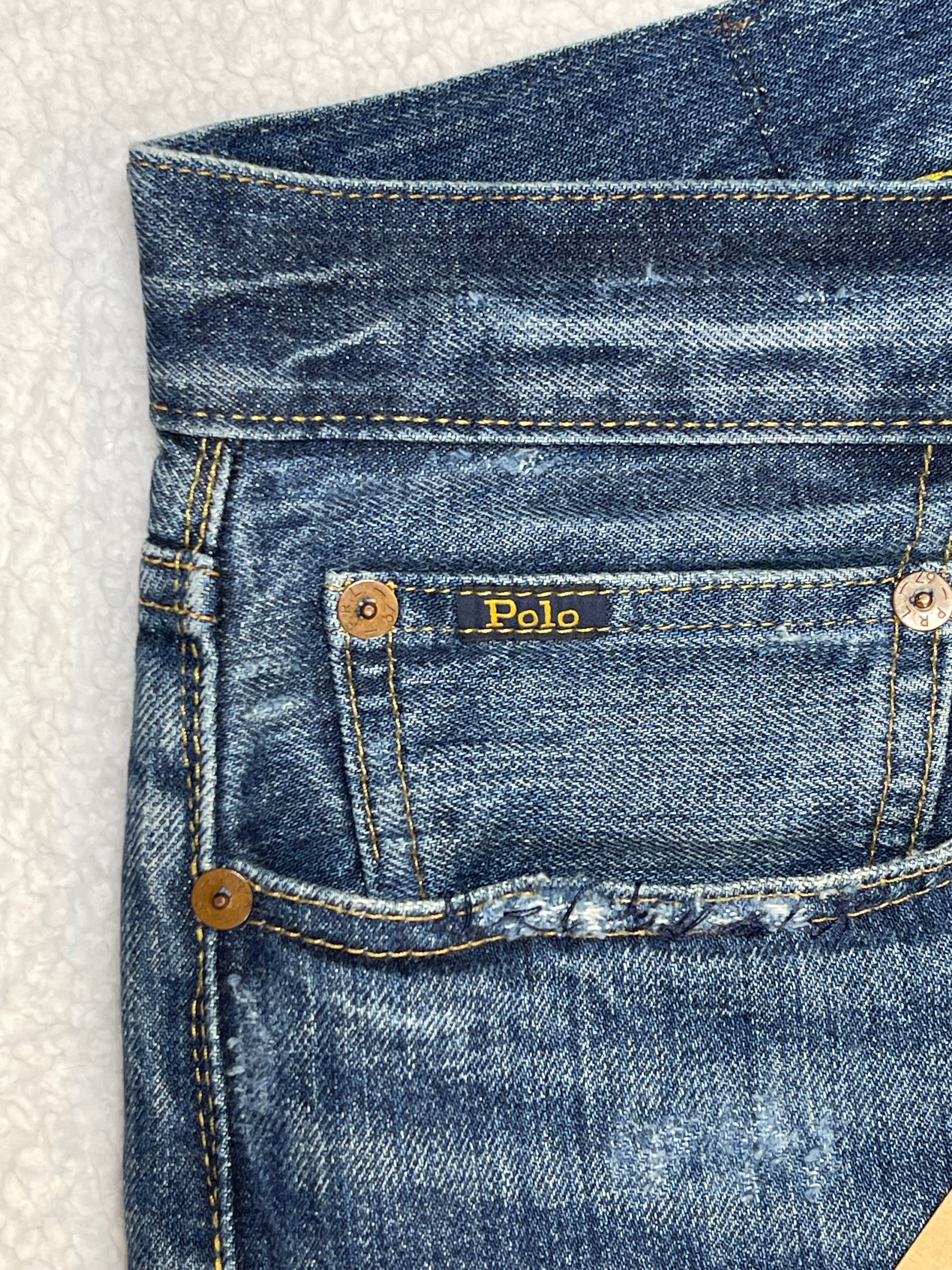 Polo Ralph Lauren Expedition Vintage Classic Fit Aged Denim Jeans (2022)
