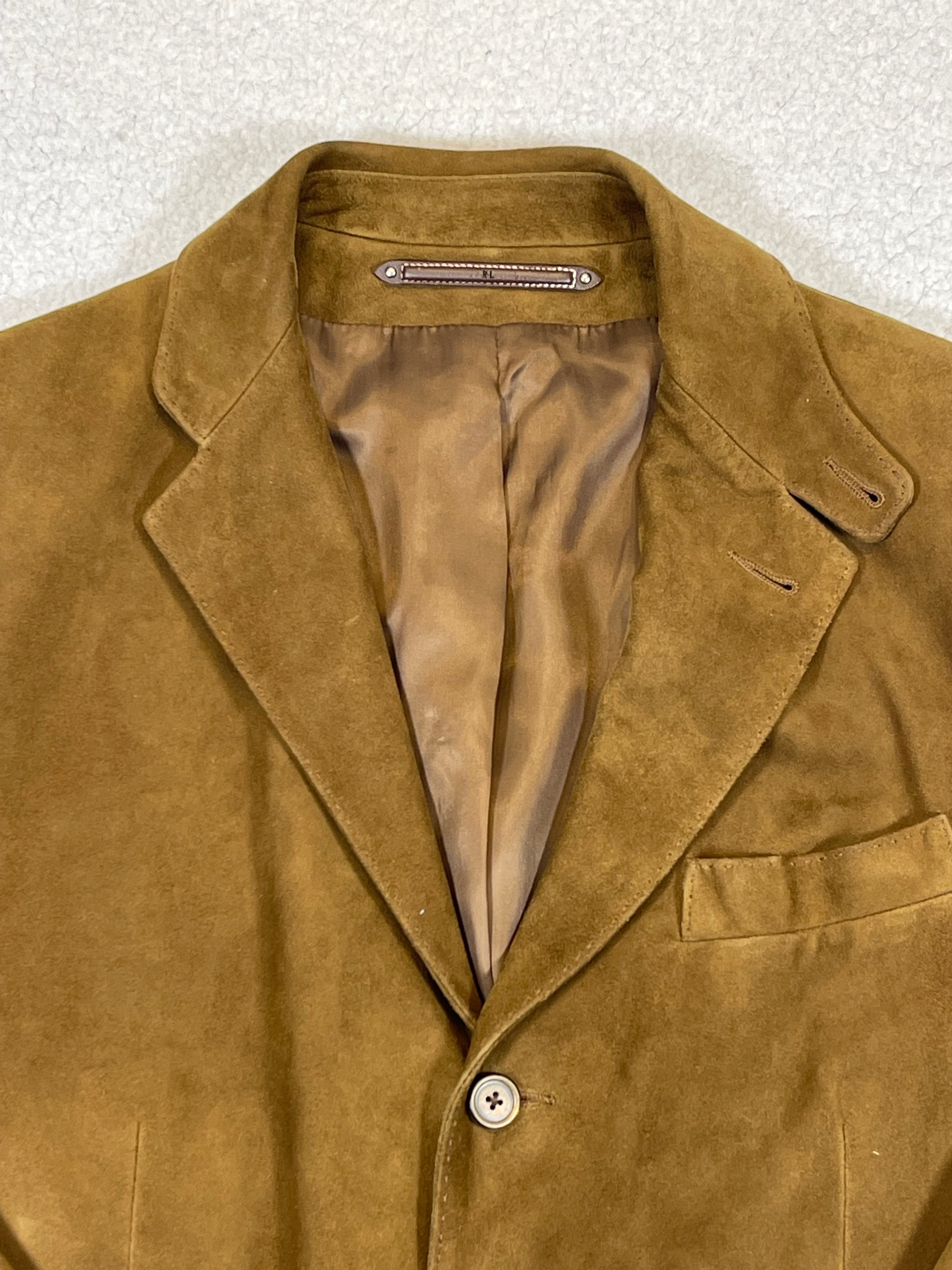 Polo Ralph Lauren Refined Goat Suede Blazer (Vintage 2000s)