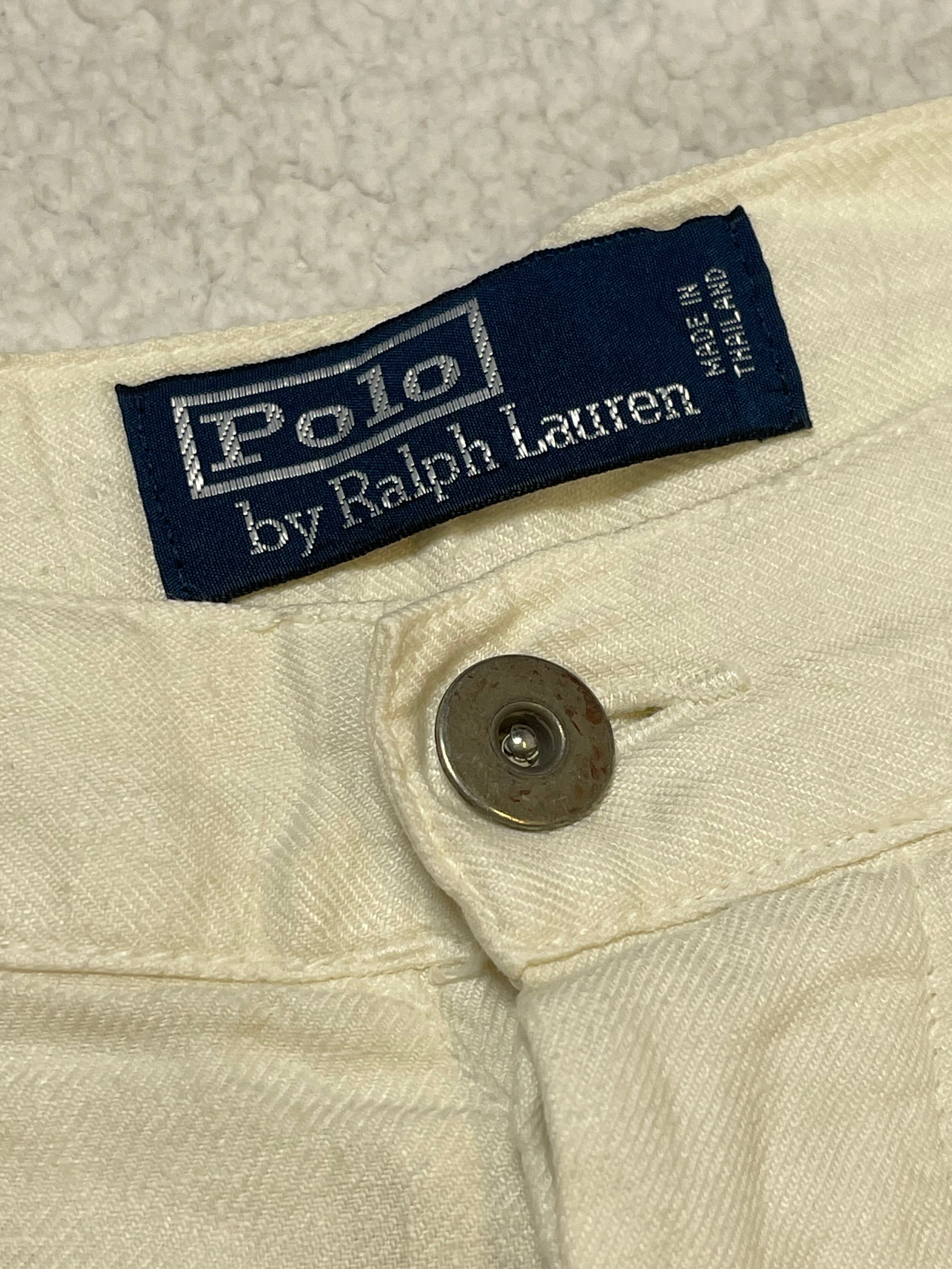 Polo Ralph Lauren Linen Carpenter Trousers (Vintage 2000s)
