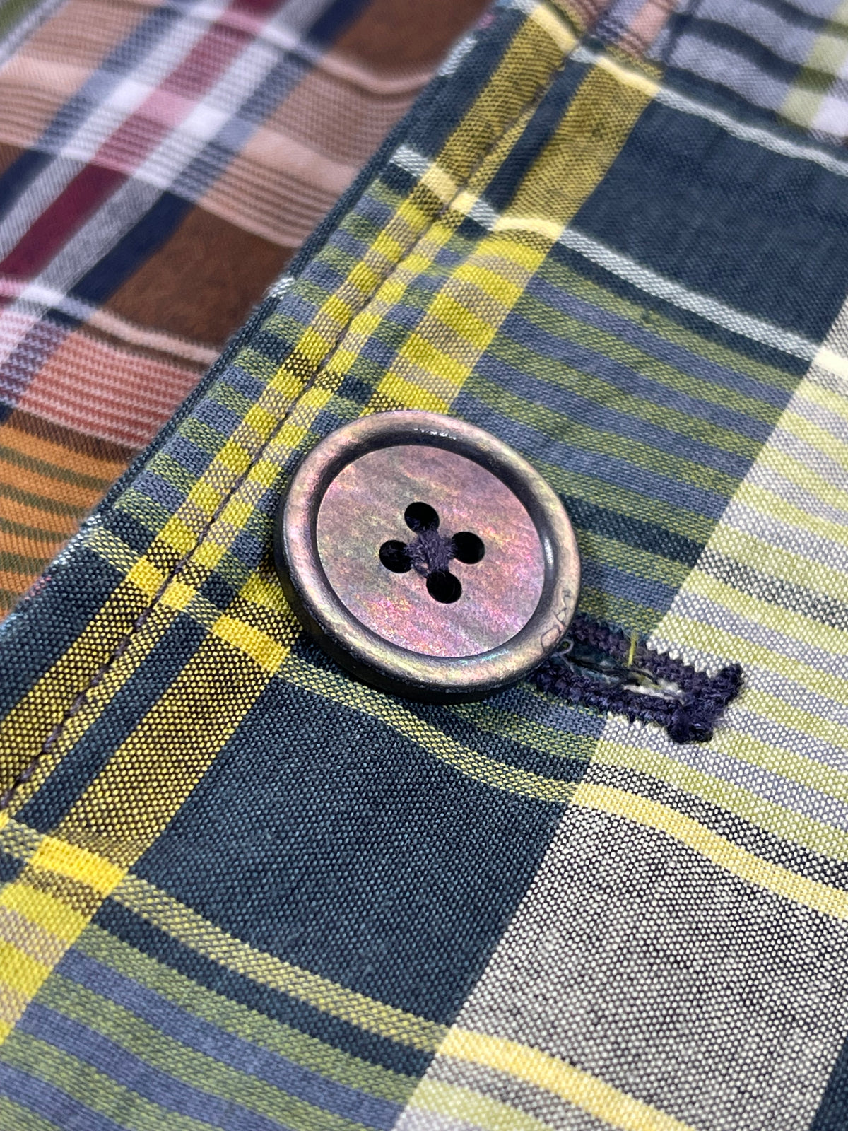 Polo by Ralph Lauren Polo Soft Patchwork Madras Cotton Blazer M
