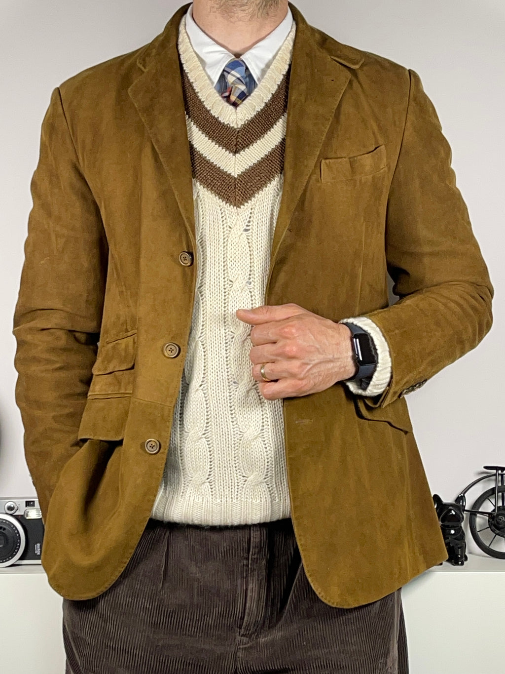Polo Ralph Lauren Refined Goat Suede Blazer (Vintage 2000s)