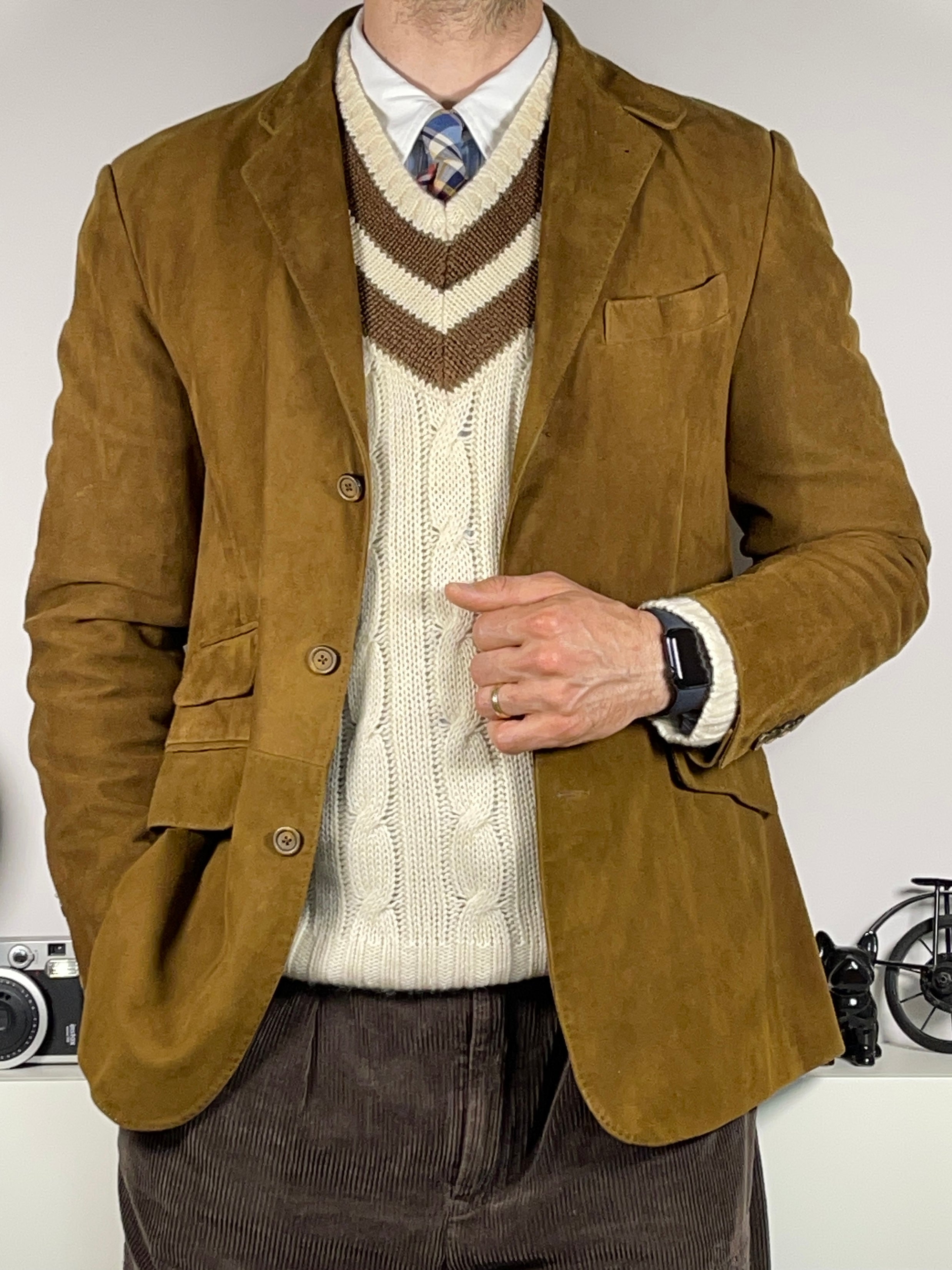 Polo Ralph Lauren Refined Goat Suede Blazer (Vintage 2000s)
