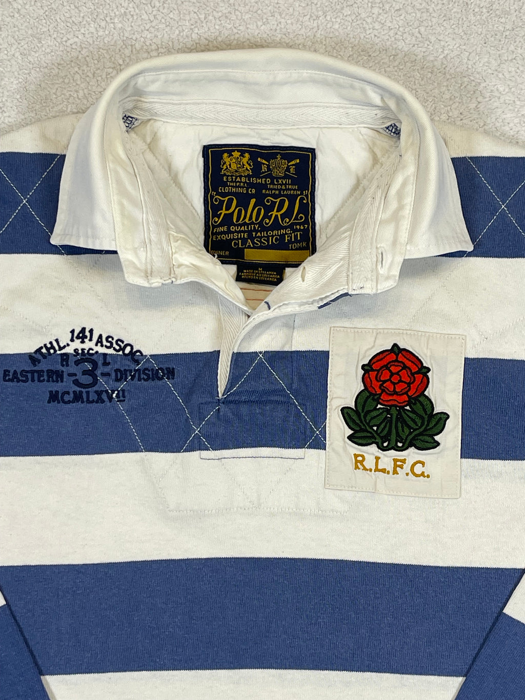 Polo Ralph Lauren Striped Cotton Jersey Rugby Shirt