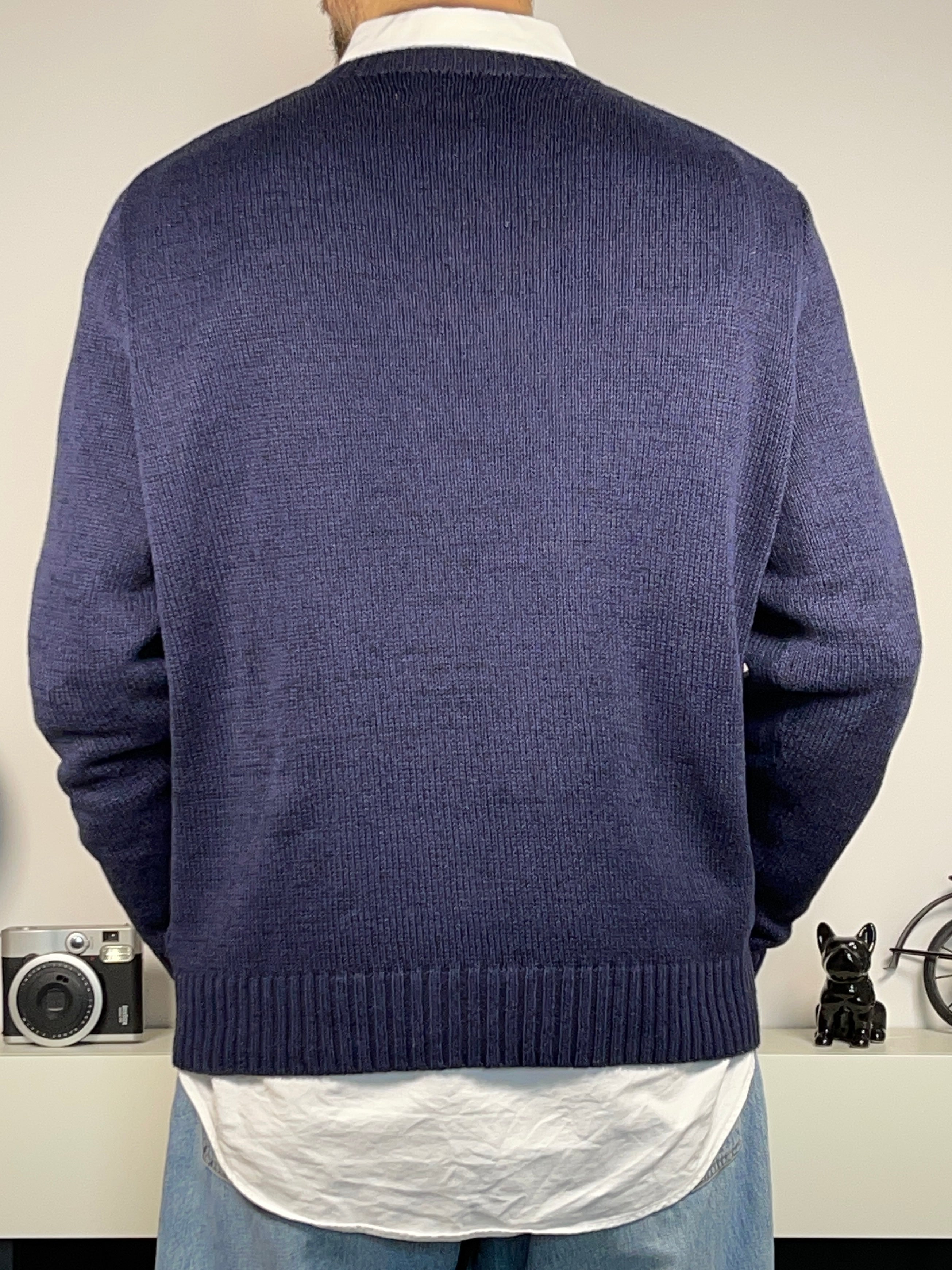Polo Ralph Lauren Preppy Polo Bear Cotton & Linen Sweater