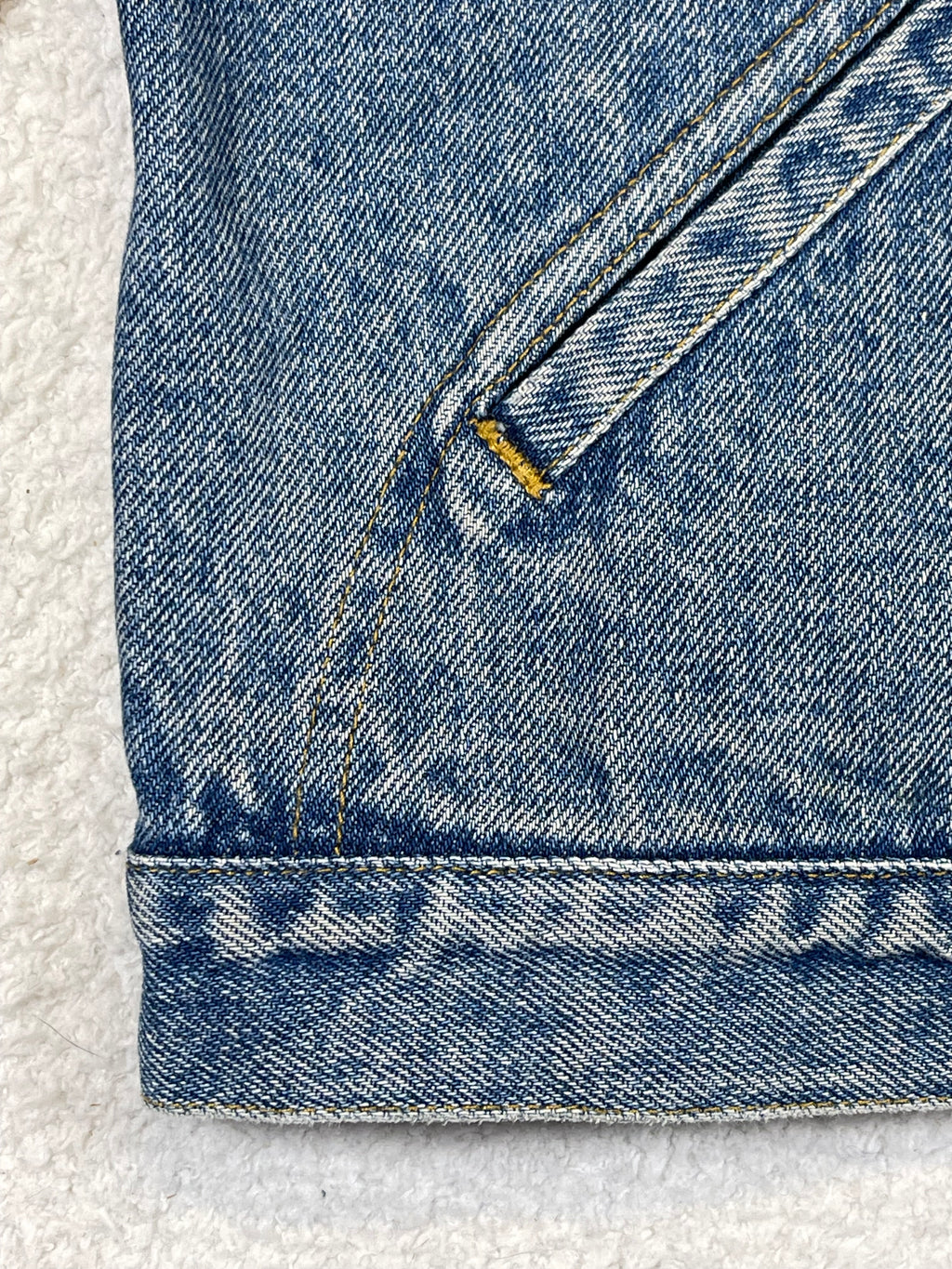 Ralph Lauren Sport Vintage Aztec Denim & Wool Trucker Jacket