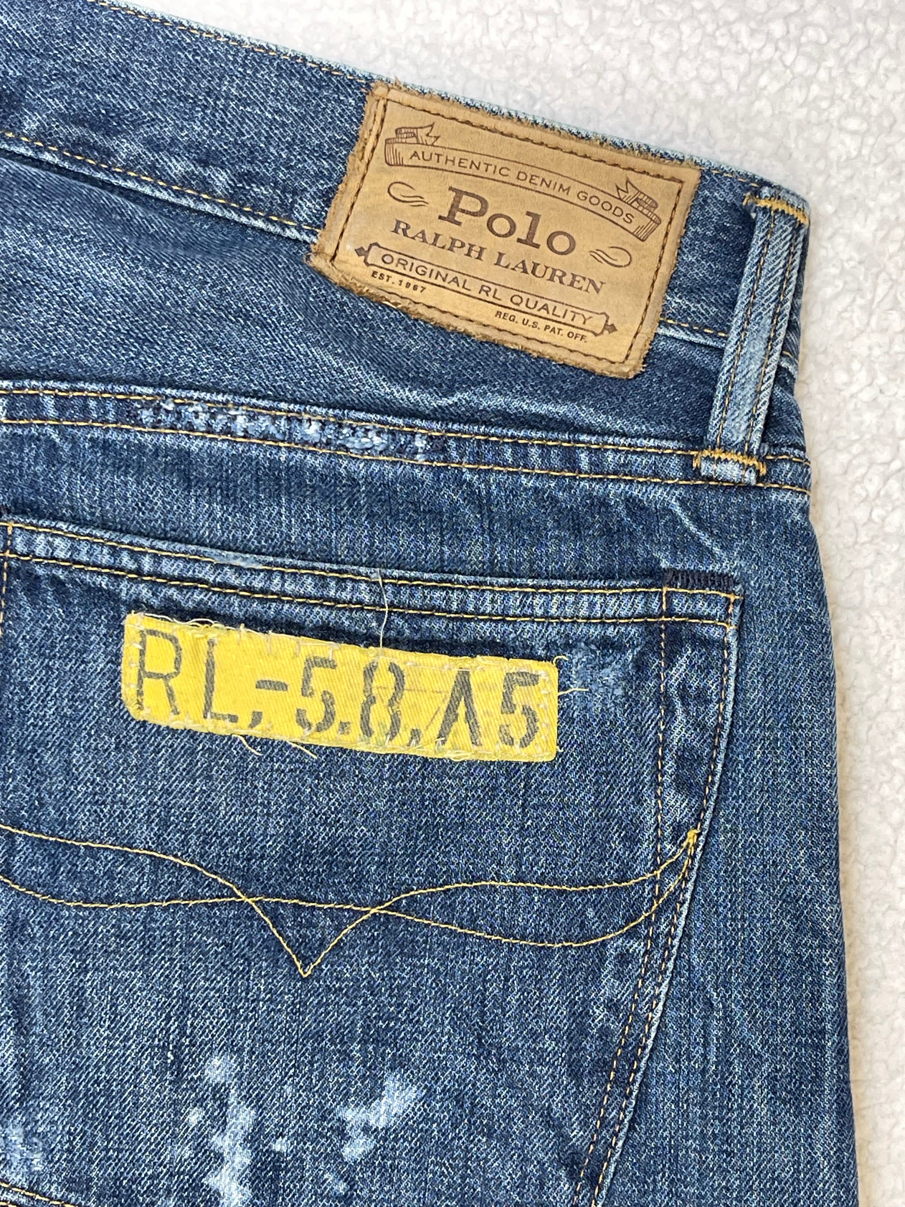 Polo Ralph Lauren Expedition Vintage Classic Fit Aged Denim Jeans (2022)