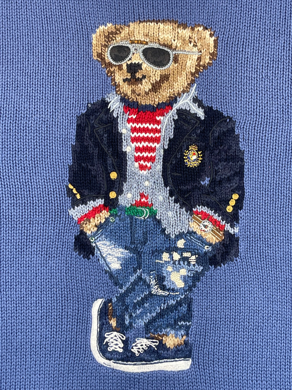 Polo by Ralph Lauren Polo Bear Regatta Cotton Sweater M