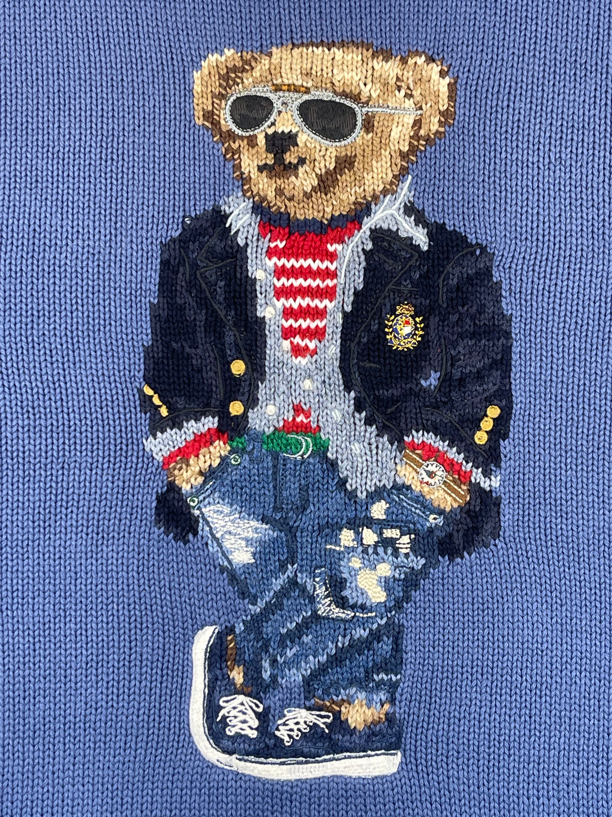 Polo by Ralph Lauren Polo Bear Regatta Cotton Sweater M
