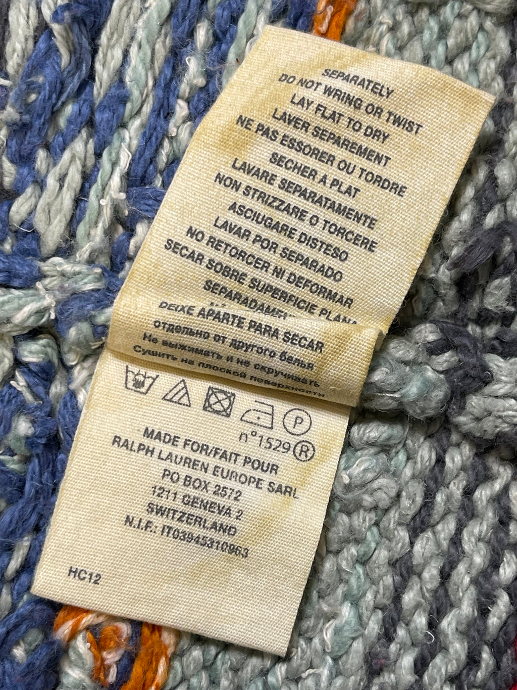 Denim & Supply Ralph Lauren Aztec Cotton Blend Cardigan (Vintage)