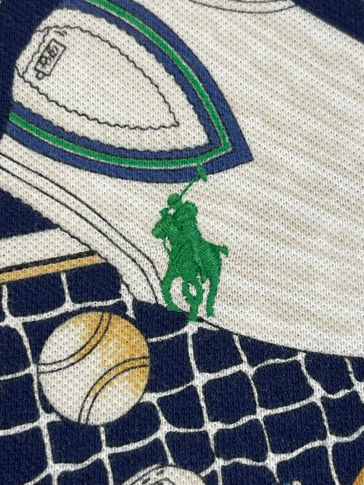 Polo Ralph Lauren Wimbledon Cotton Mesh Polo Shirt XXL