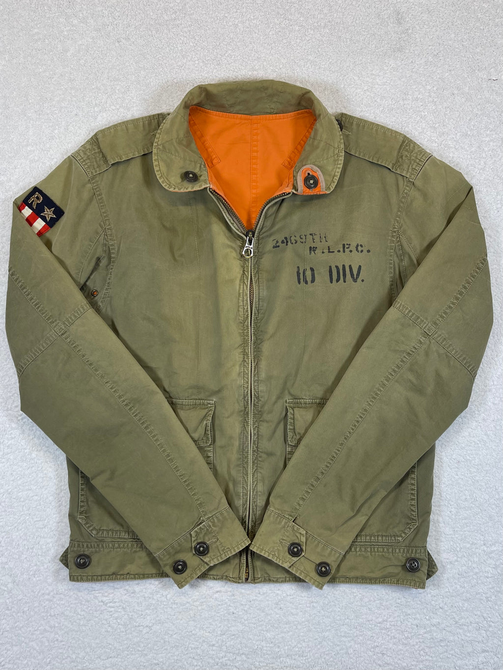 Polo Ralph Lauren & Co. Vintage Reversible Cotton Twill Field Jacket