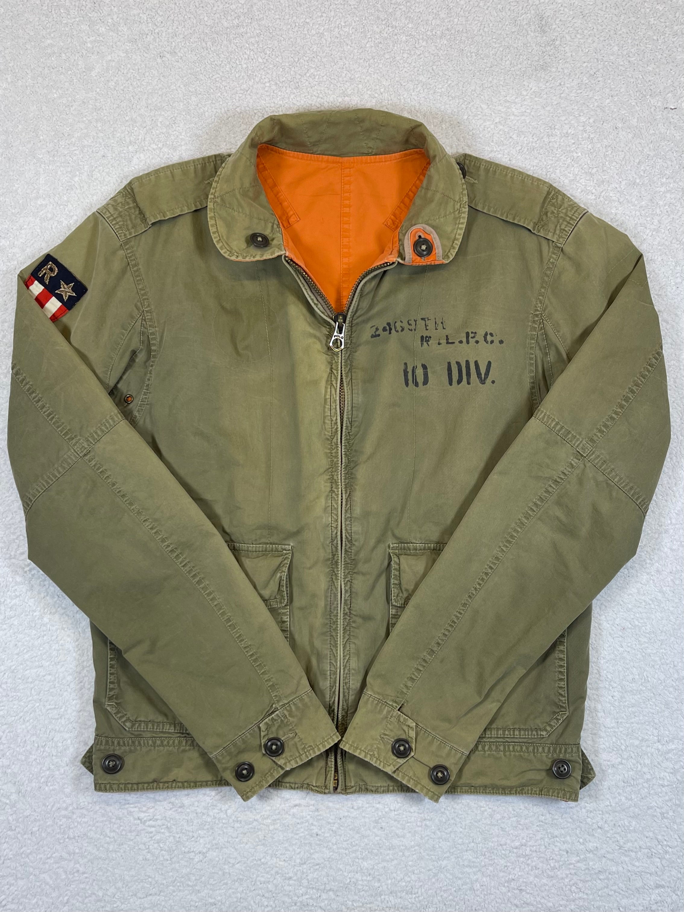 Polo Ralph Lauren & Co. Vintage Reversible Cotton Twill Field Jacket