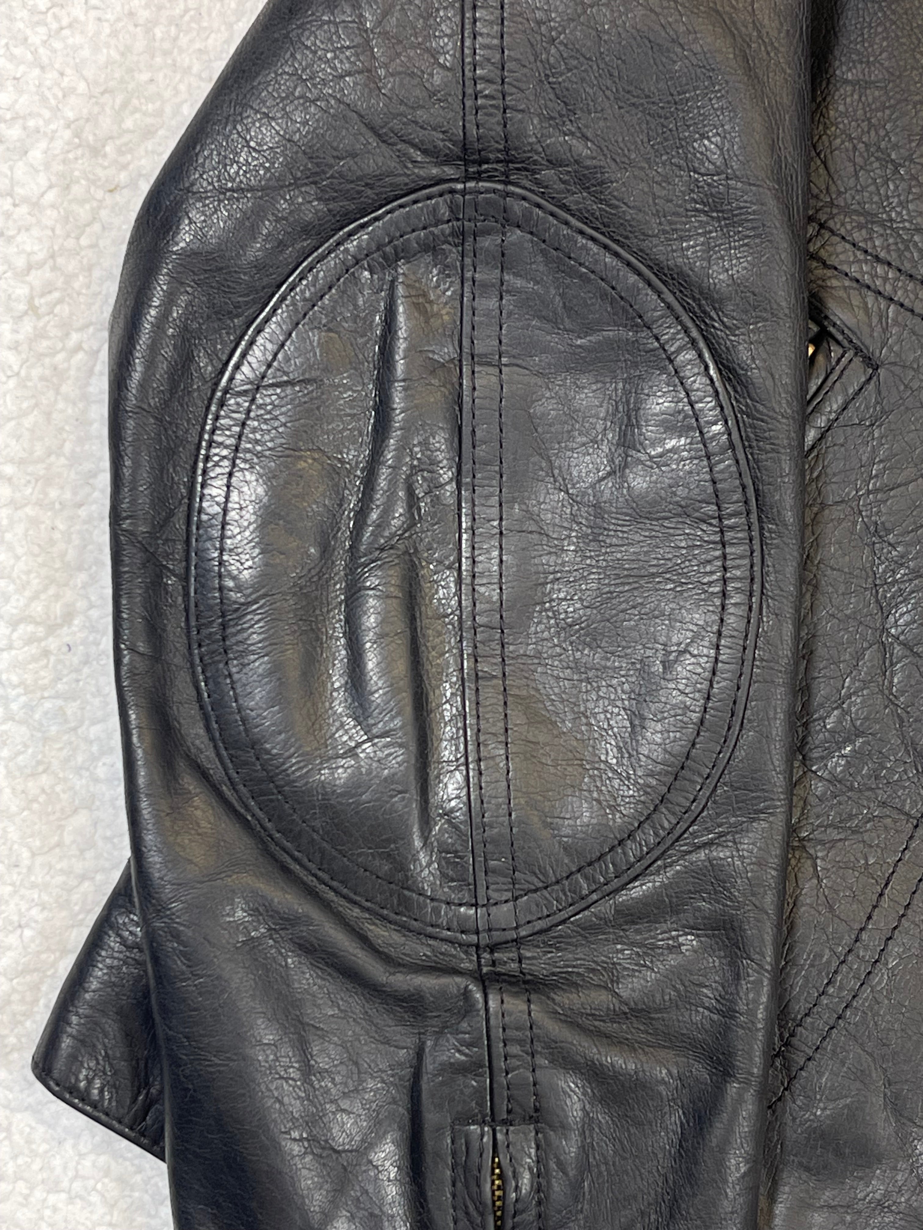 Polo Jeans Co. Ralph Lauren Vintage Genuine Cowhide Motorcycle Jacket