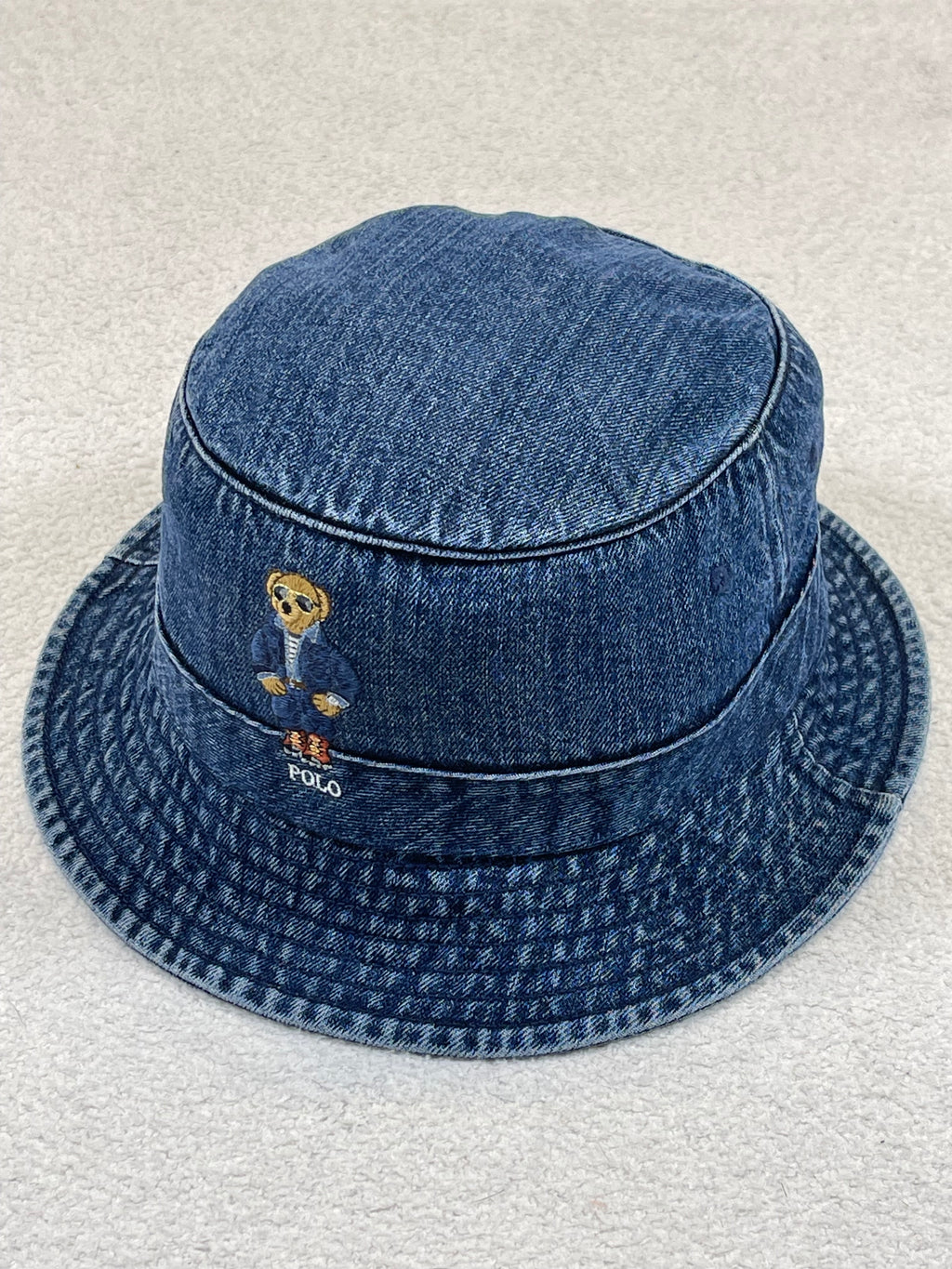 Polo Ralph Lauren Polo Bear Indigo Denim Bucket Hat