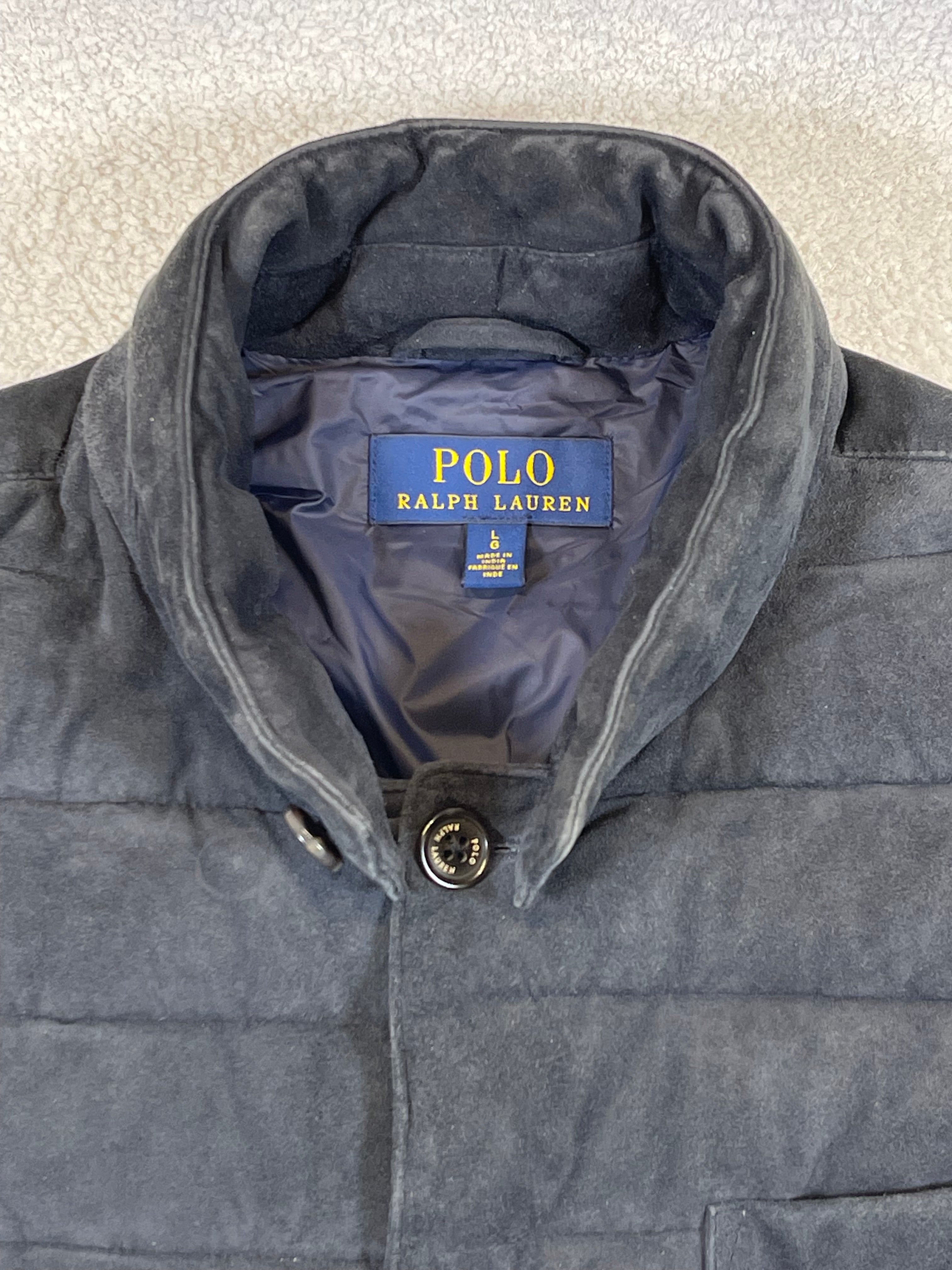 Polo Ralph Lauren Quilted Goat Suede Vest