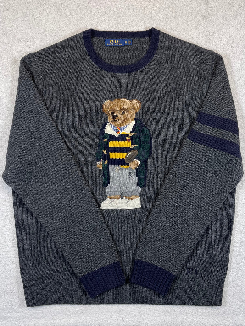 Polo Ralph Lauren Polo Bear Rugby Wool Sweater XL