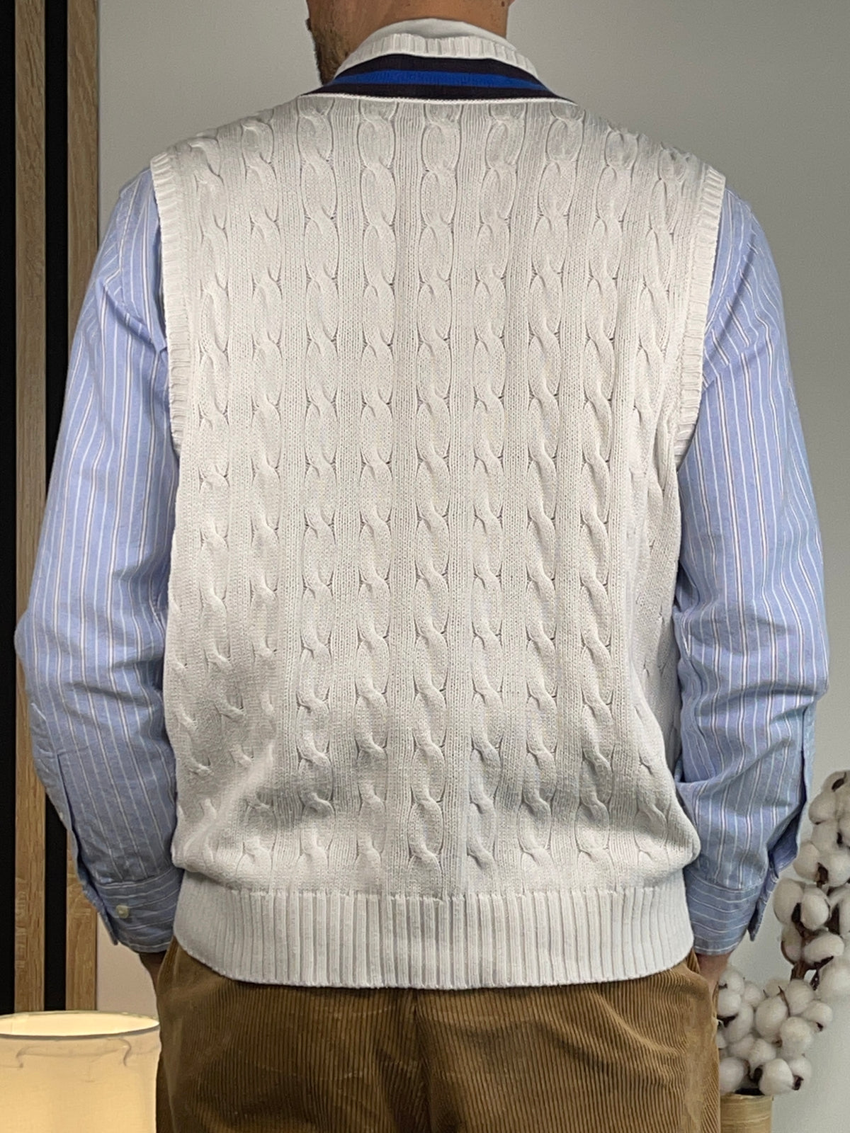 Polo by Ralph Lauren Vintage Cotton Cricket Sweater Vest