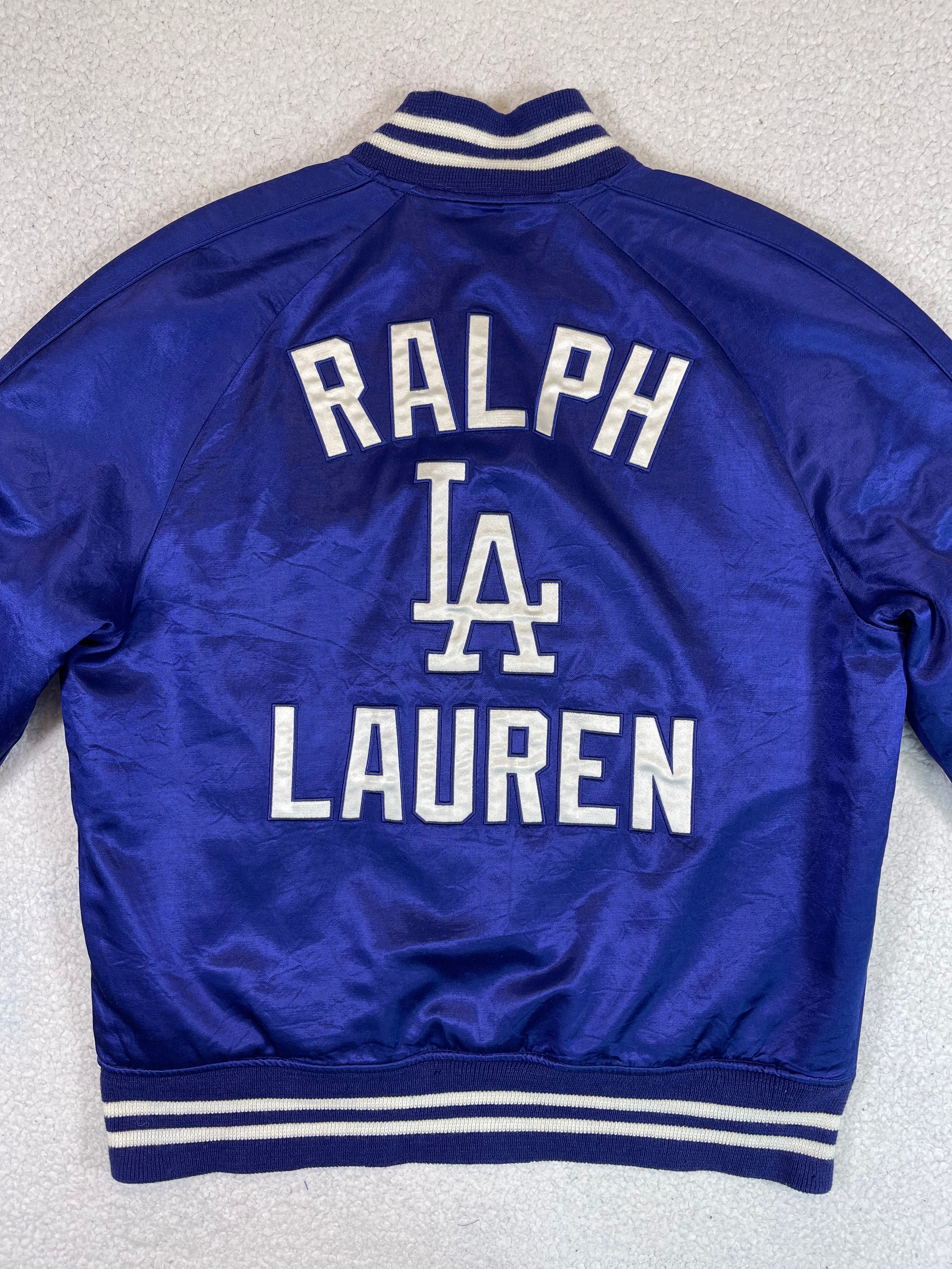 Polo Ralph Lauren x Los Angeles Dodgers Satin Varsity Jacket