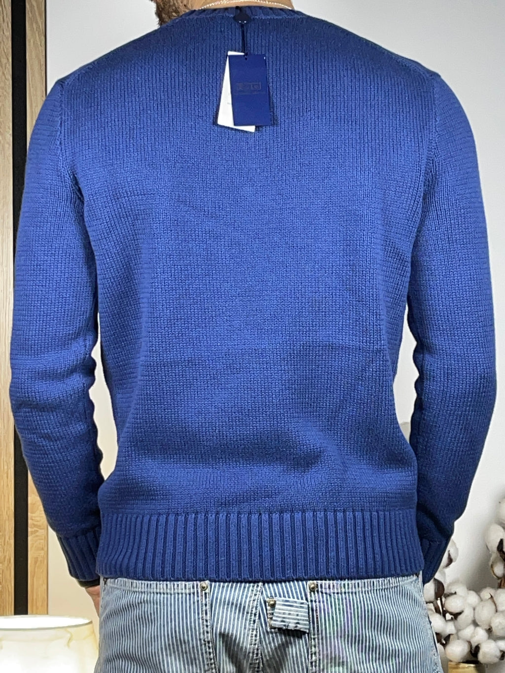 Polo by Ralph Lauren Polo Bear RL-67 Surf Cotton Sweater XS
