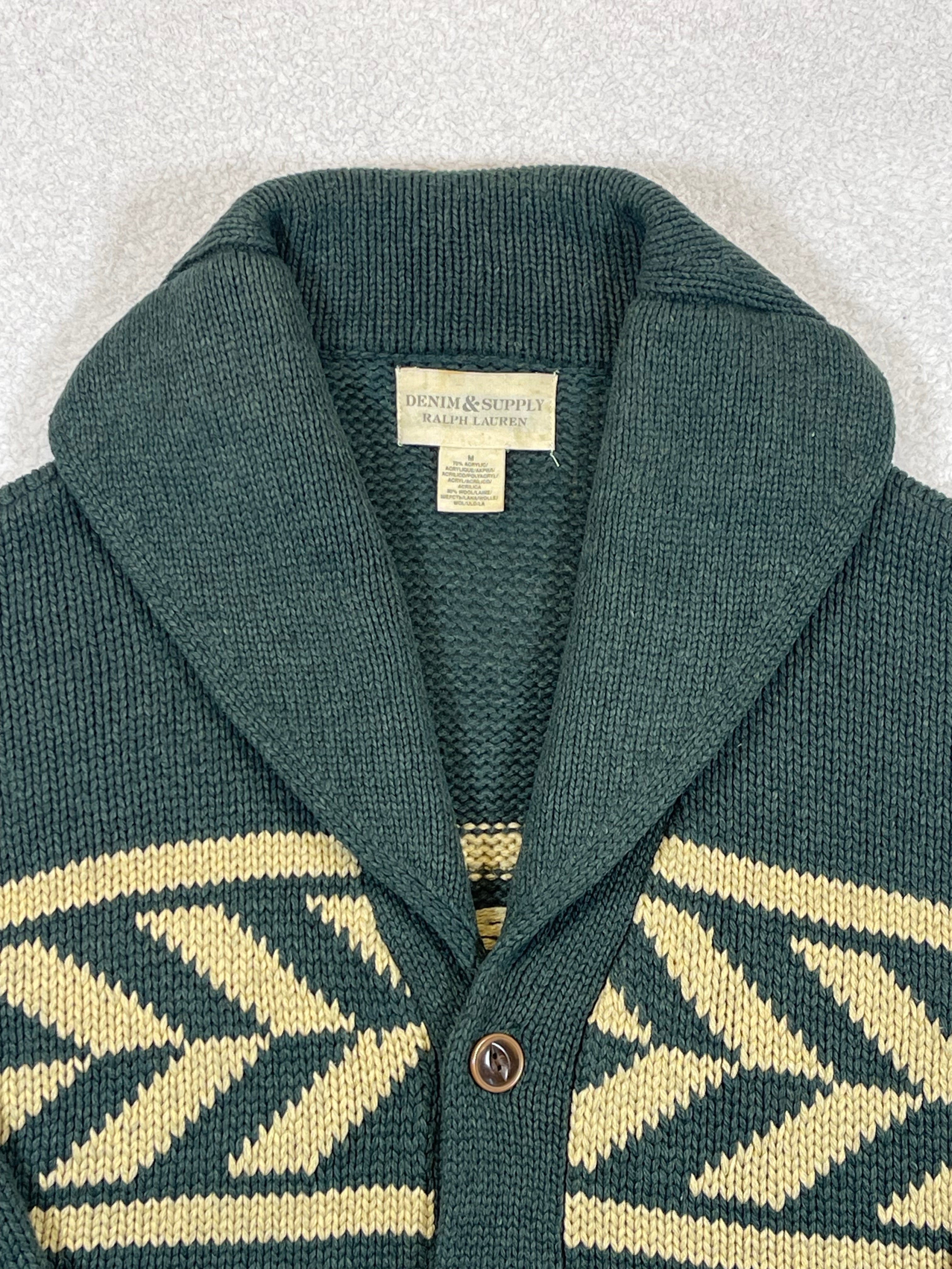 Ralph Lauren Denim & Supply Vintage Geometric Wool-Blend Cardigan (2011)