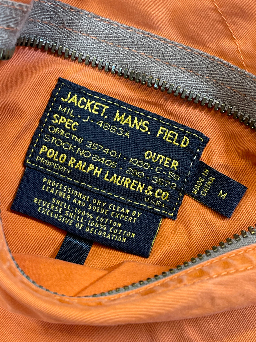 Polo Ralph Lauren & Co. Vintage Reversible Cotton Twill Field Jacket