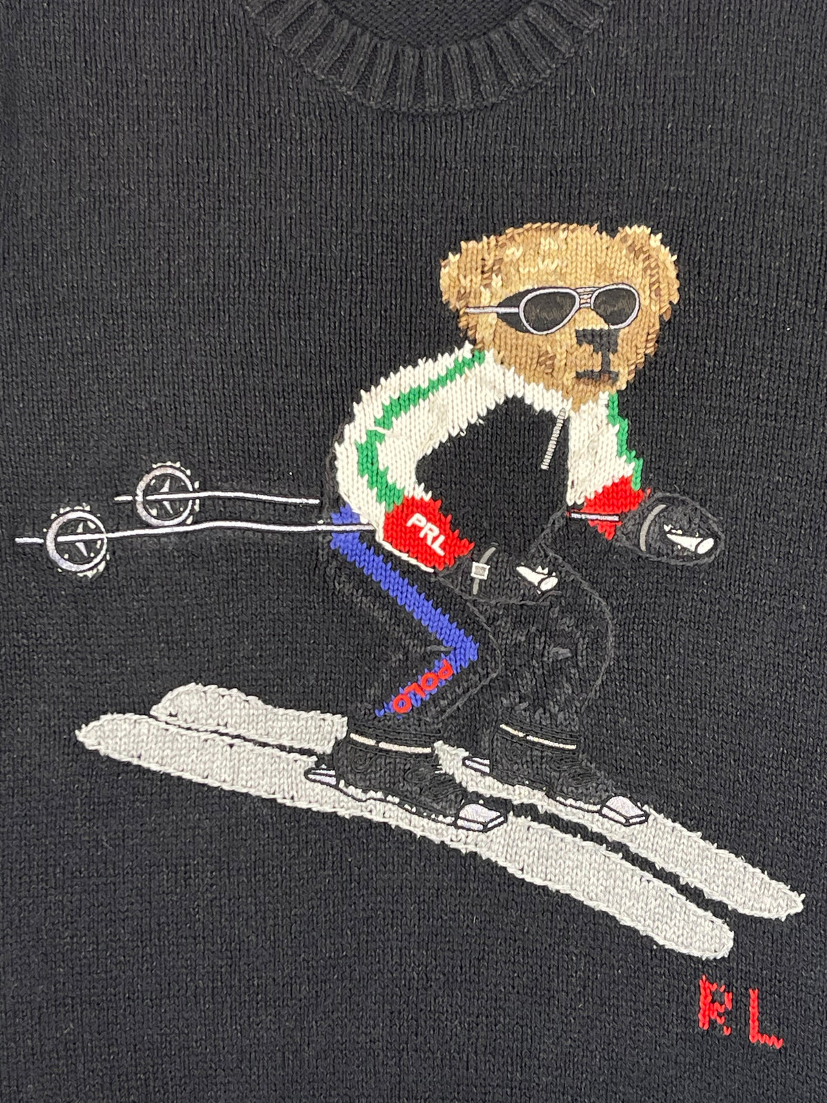 Polo Ralph Lauren Polo Bear Skier Cotton & Linen Sweater