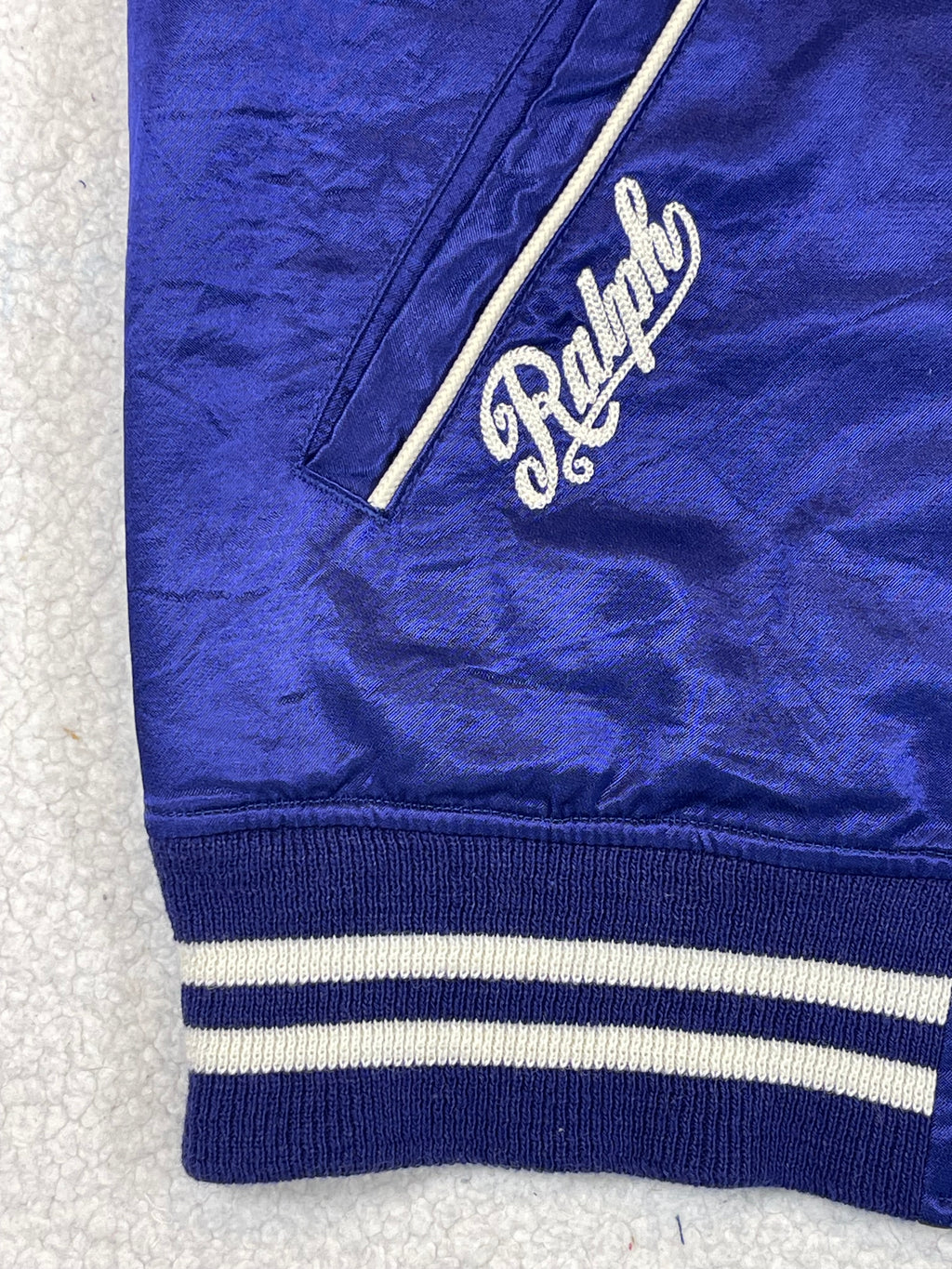 Polo Ralph Lauren x Los Angeles Dodgers Satin Varsity Jacket