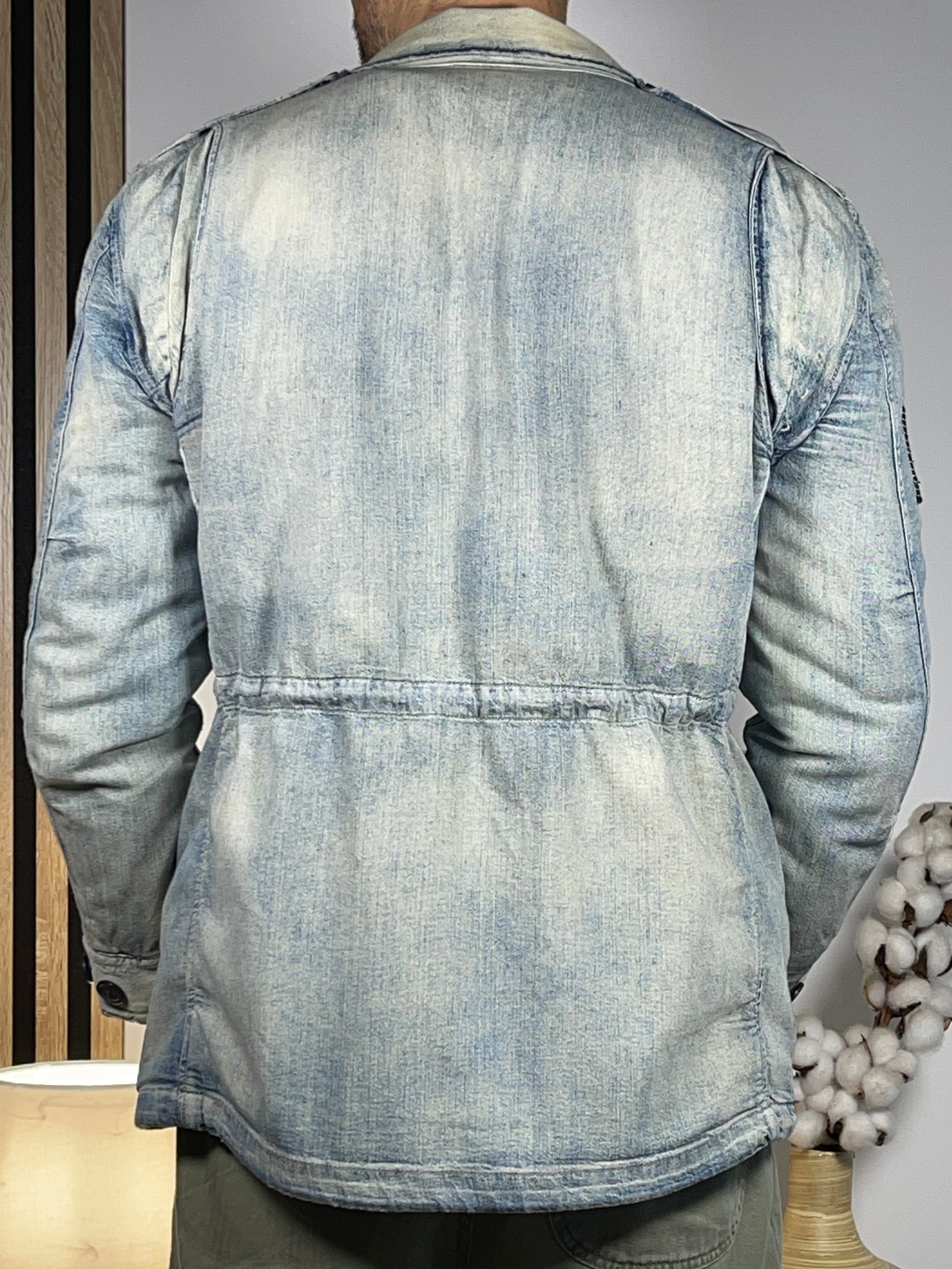 Polo Ralph Lauren & Co. Distressed Denim Field Jacket