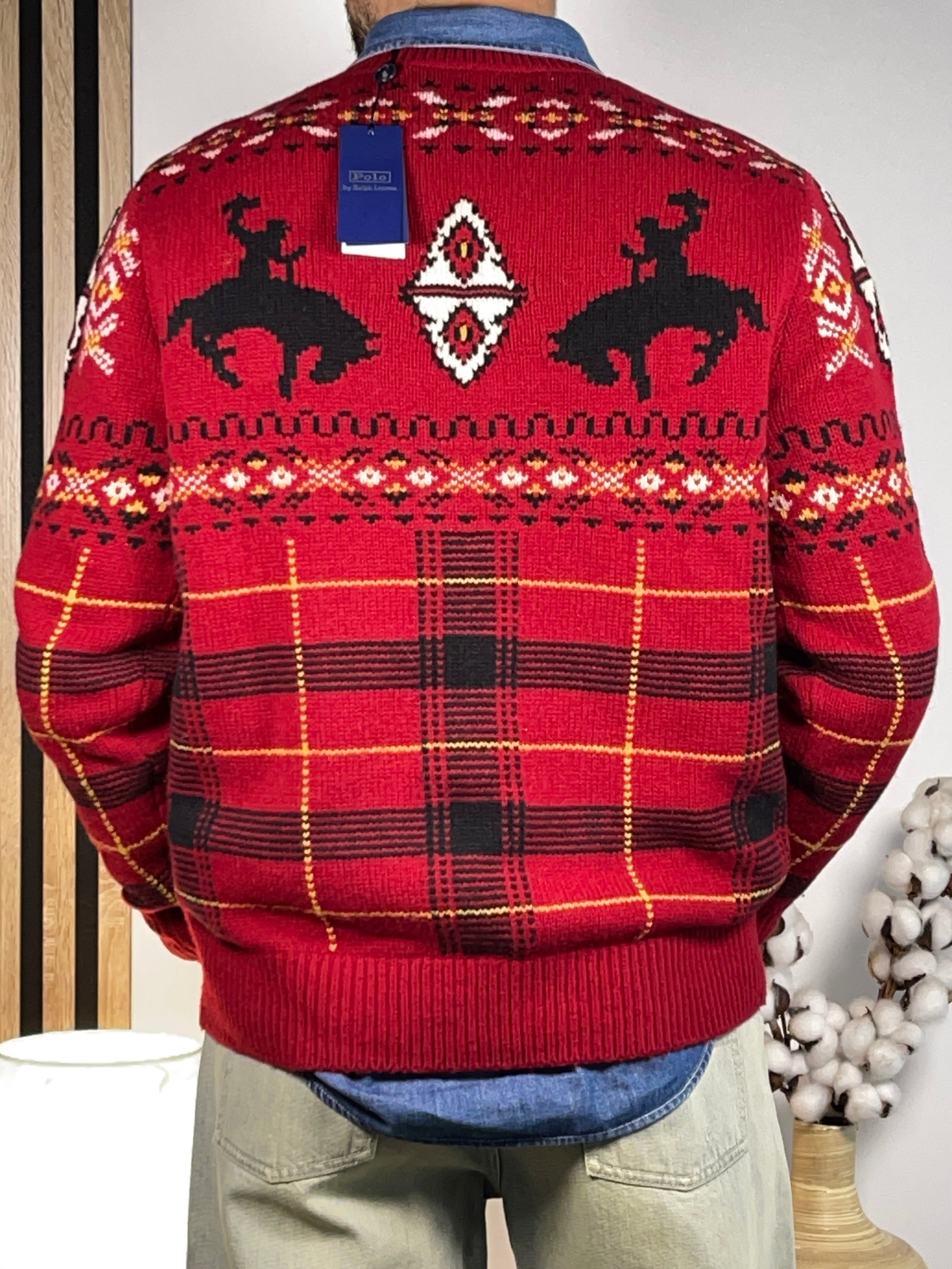 Polo by Ralph Lauren Western-Inspired Fair Isle Sweater (2023)