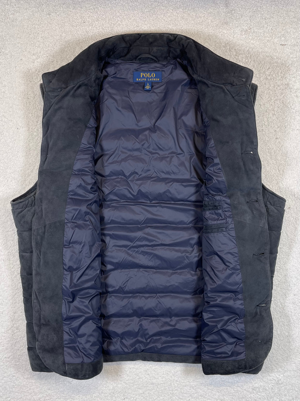 Polo Ralph Lauren Quilted Goat Suede Vest