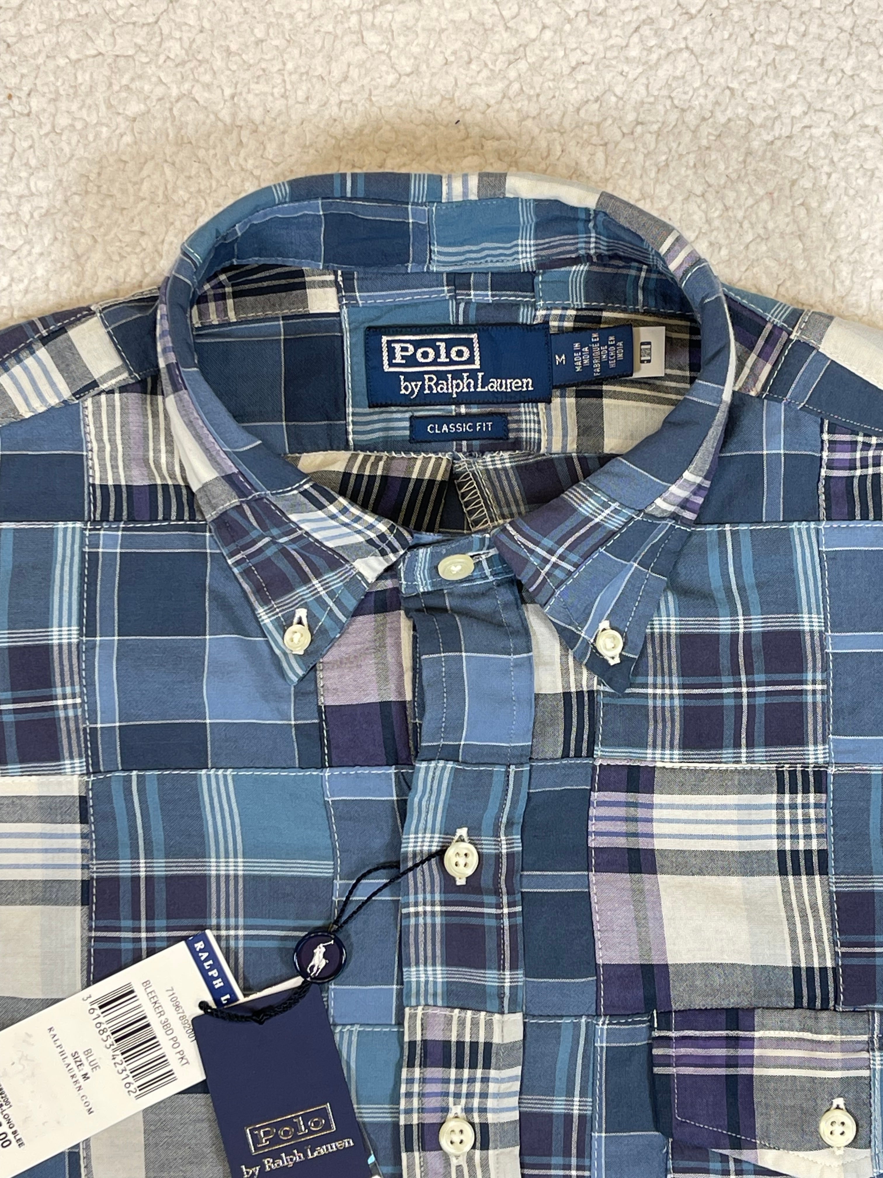 Polo Ralph Lauren Madras Patchwork Pullover Shirt (2025)