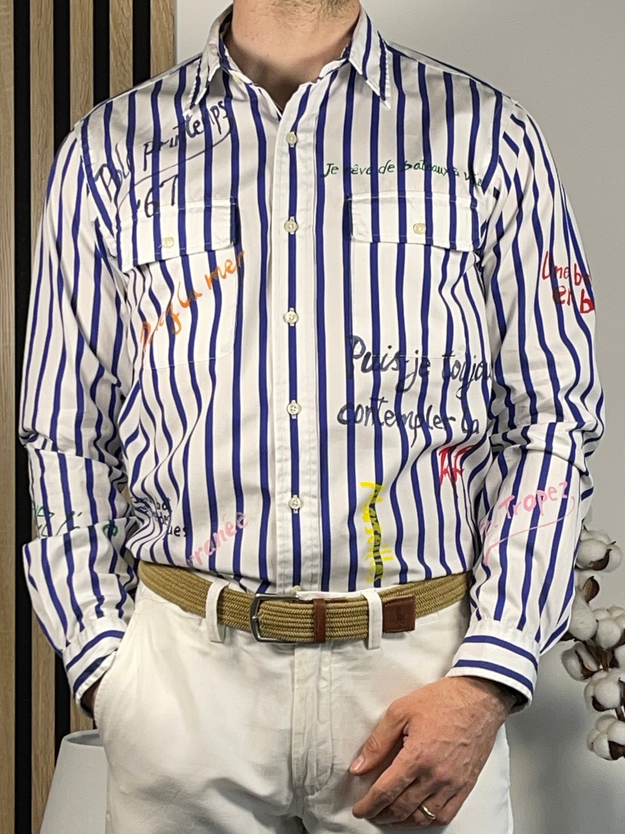 Polo Ralph Lauren “Sud de France” Striped Poplin Shirt (2023)