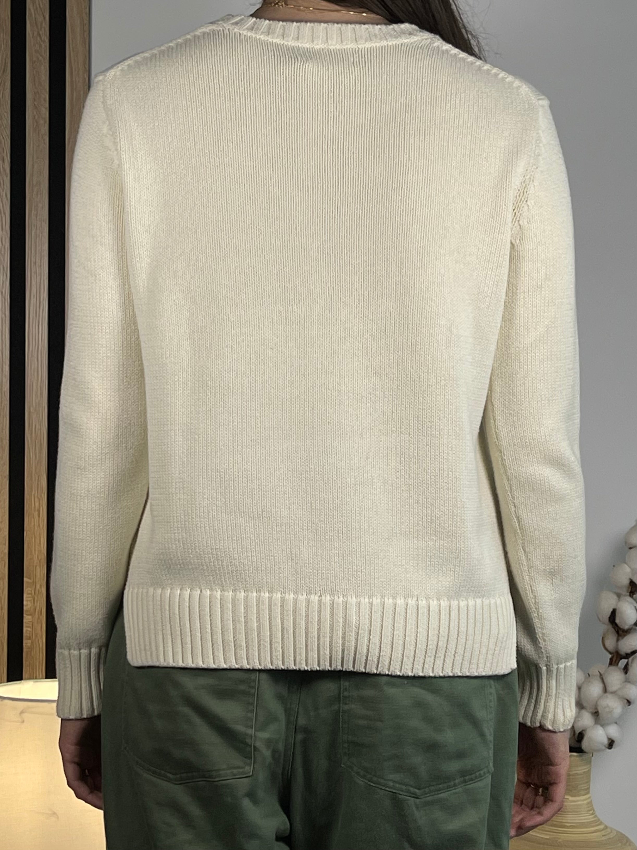Polo Ralph Lauren Captain Polo Bear Cotton Sweater