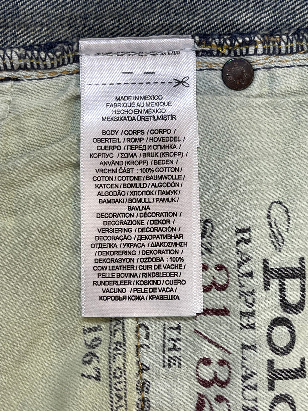 Polo Ralph Lauren Expedition Vintage Classic Fit Aged Denim Jeans (2022)