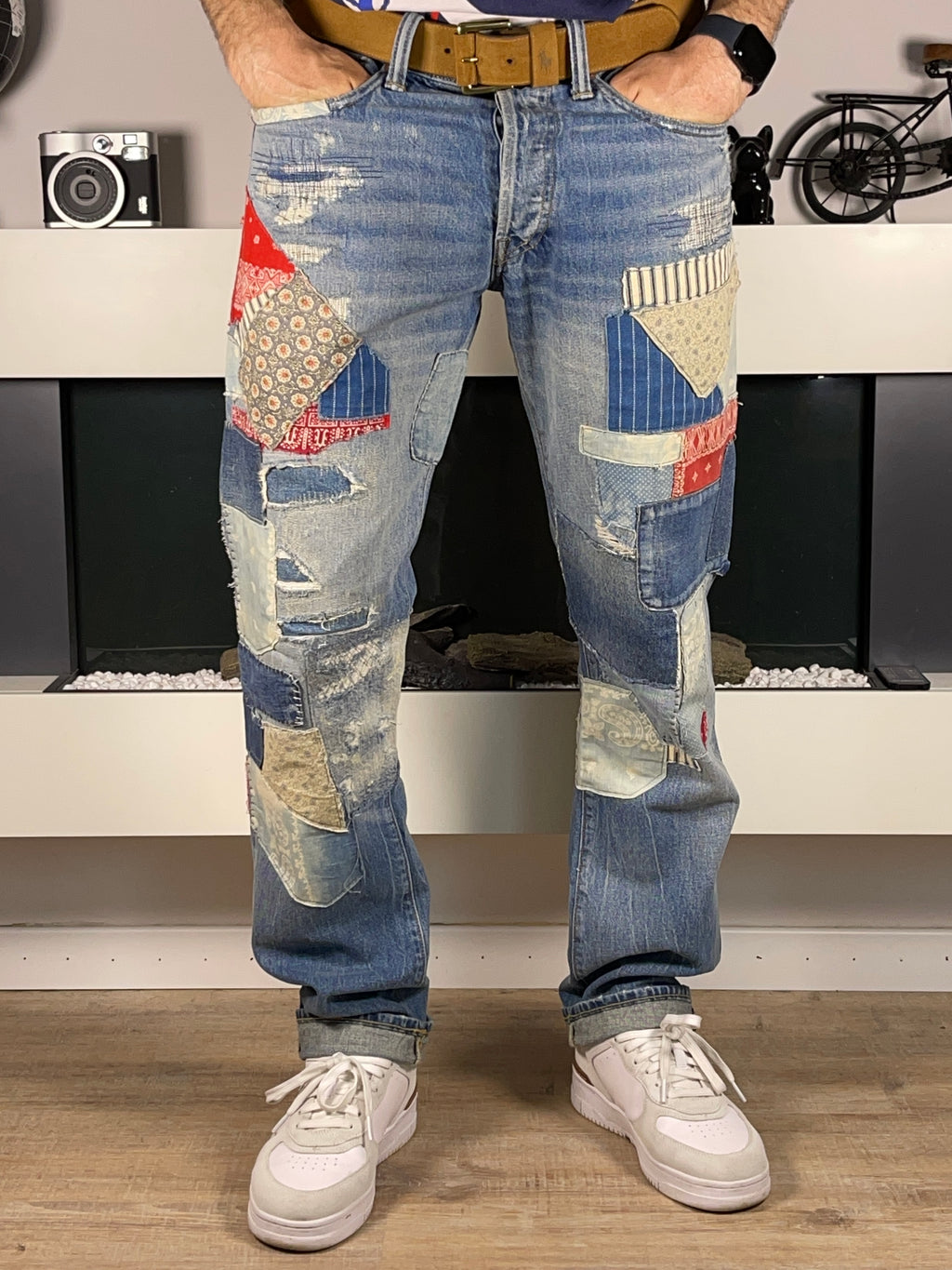 Polo Ralph Lauren Limited Edition Repaired Denim Jeans